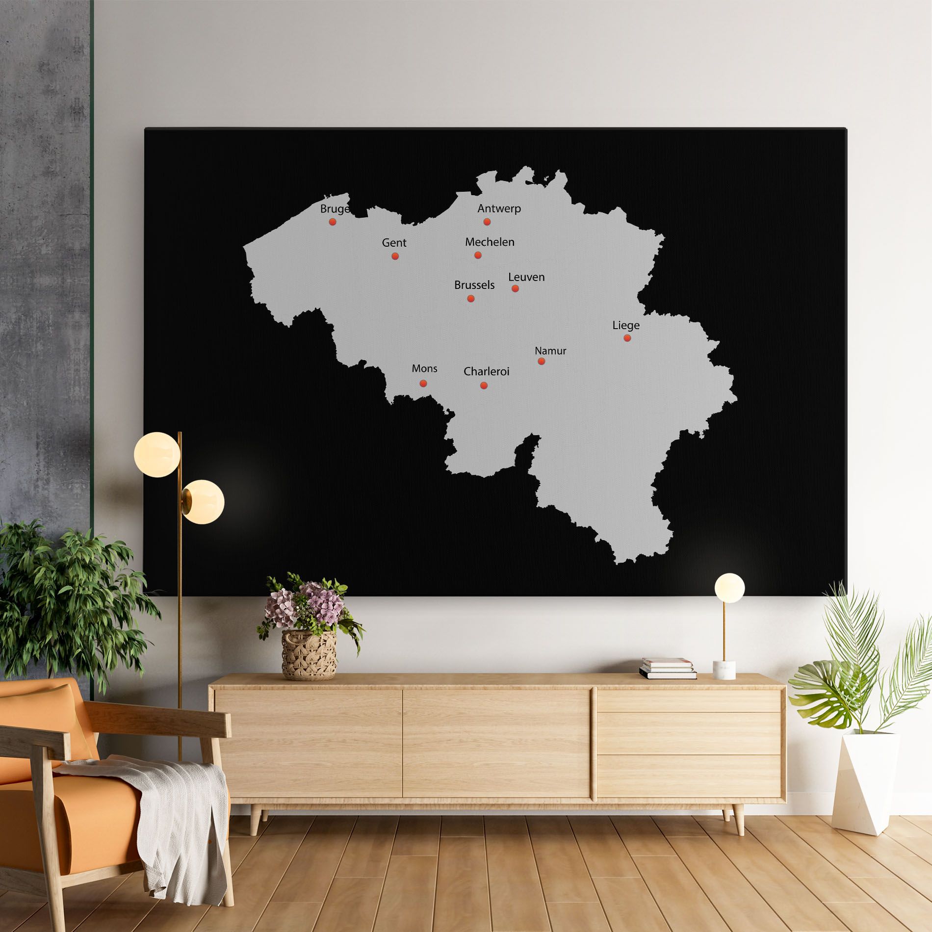 Belgium Map mockup 9