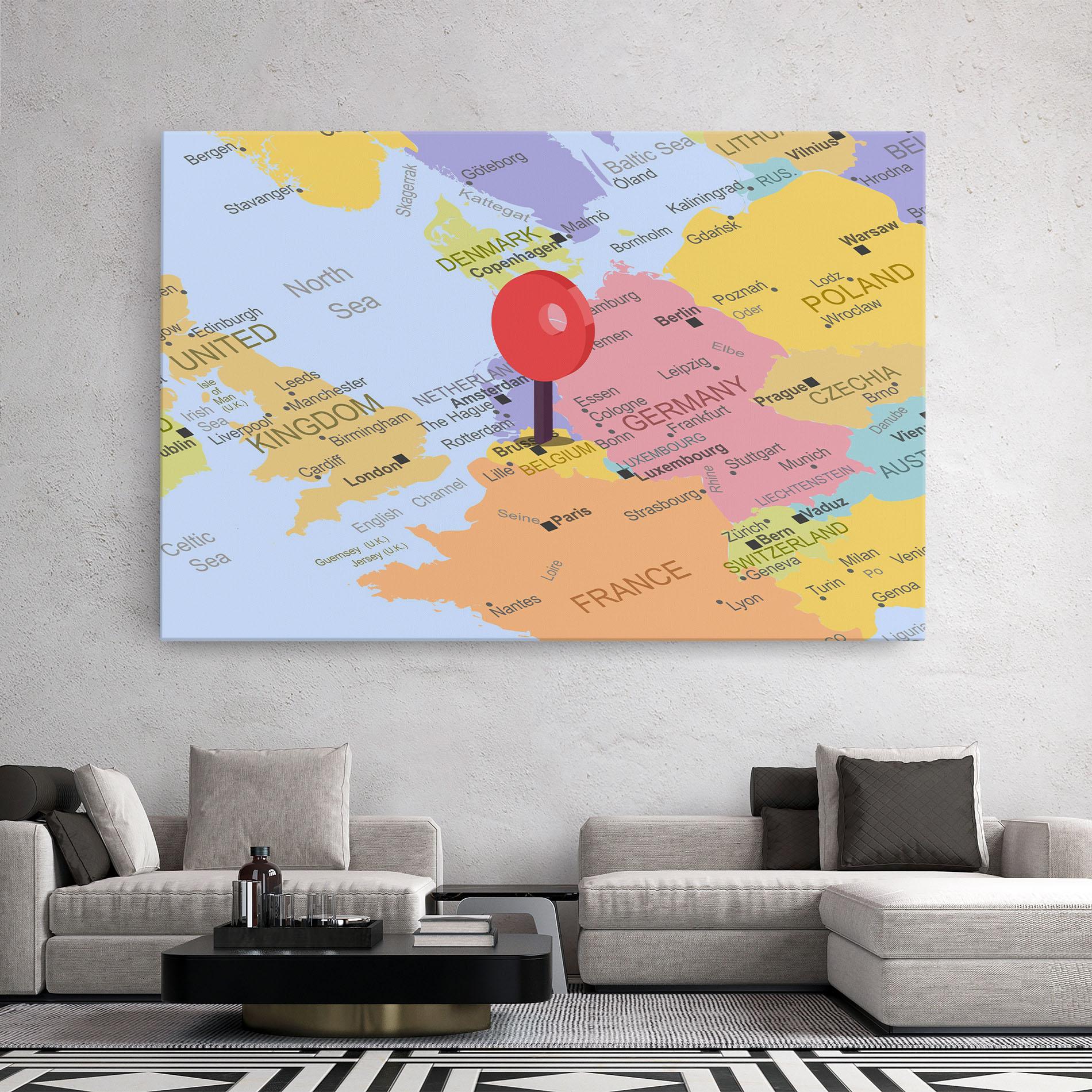 Tablou Canvas Belgium Close Up mockup 2