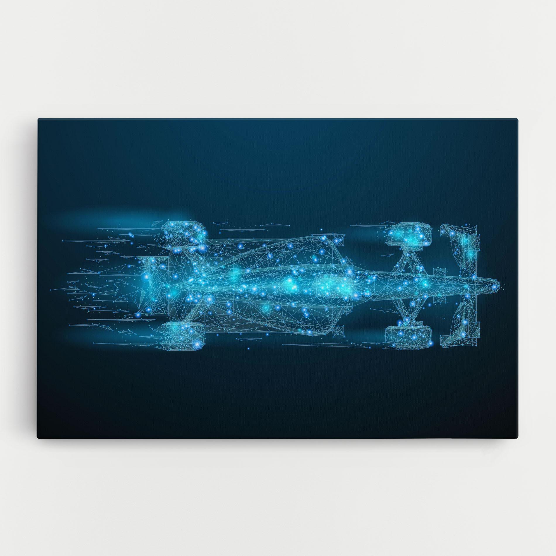 Tablou Canvas Blue Light F1 mockup 0