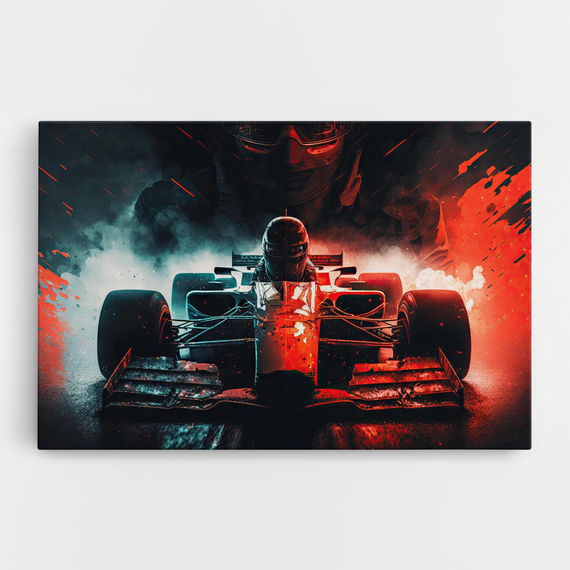 Tablou Canvas Blue Red F1 mockup 0