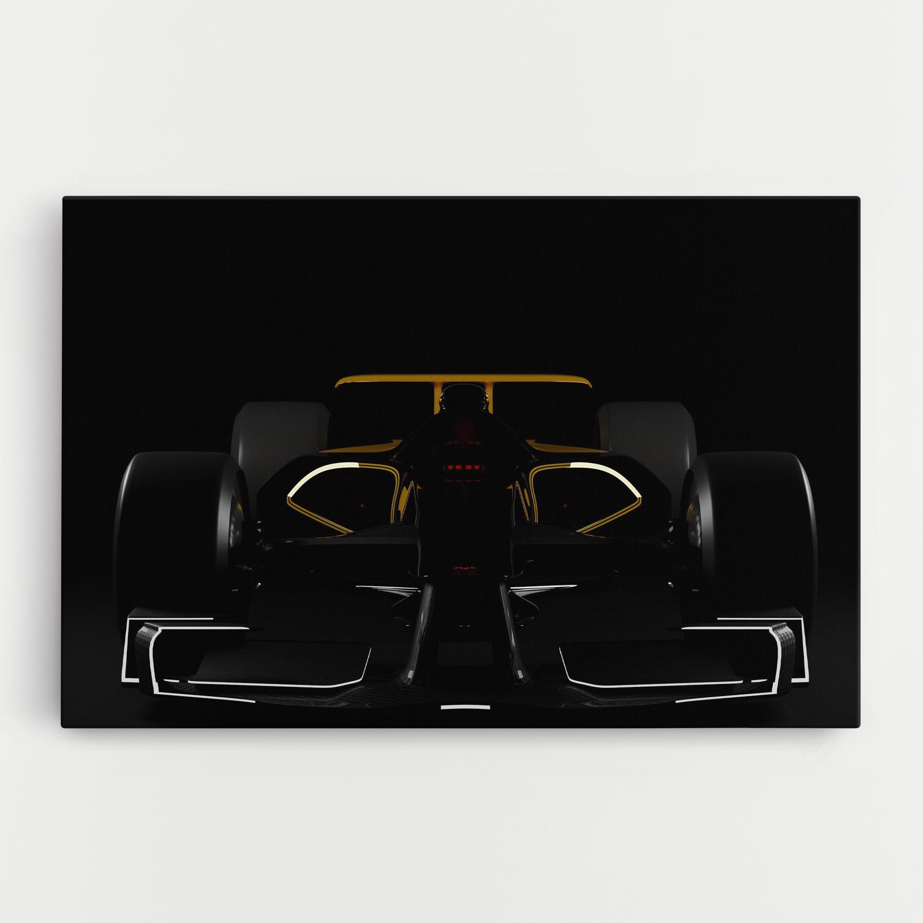 Tablou Canvas Dark F1 Car mockup 0