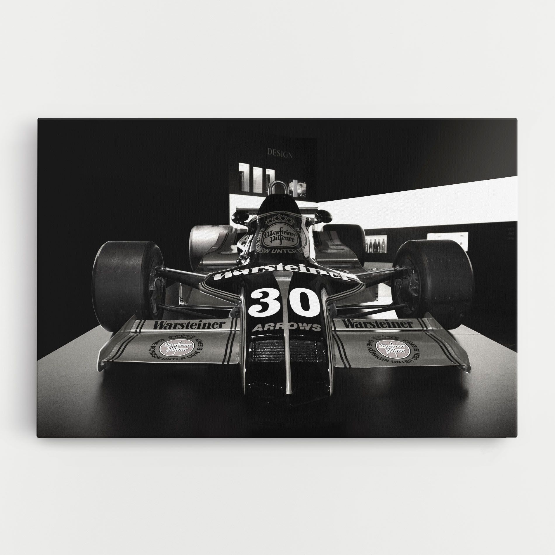 Formula 1 Car Grey mockup 0