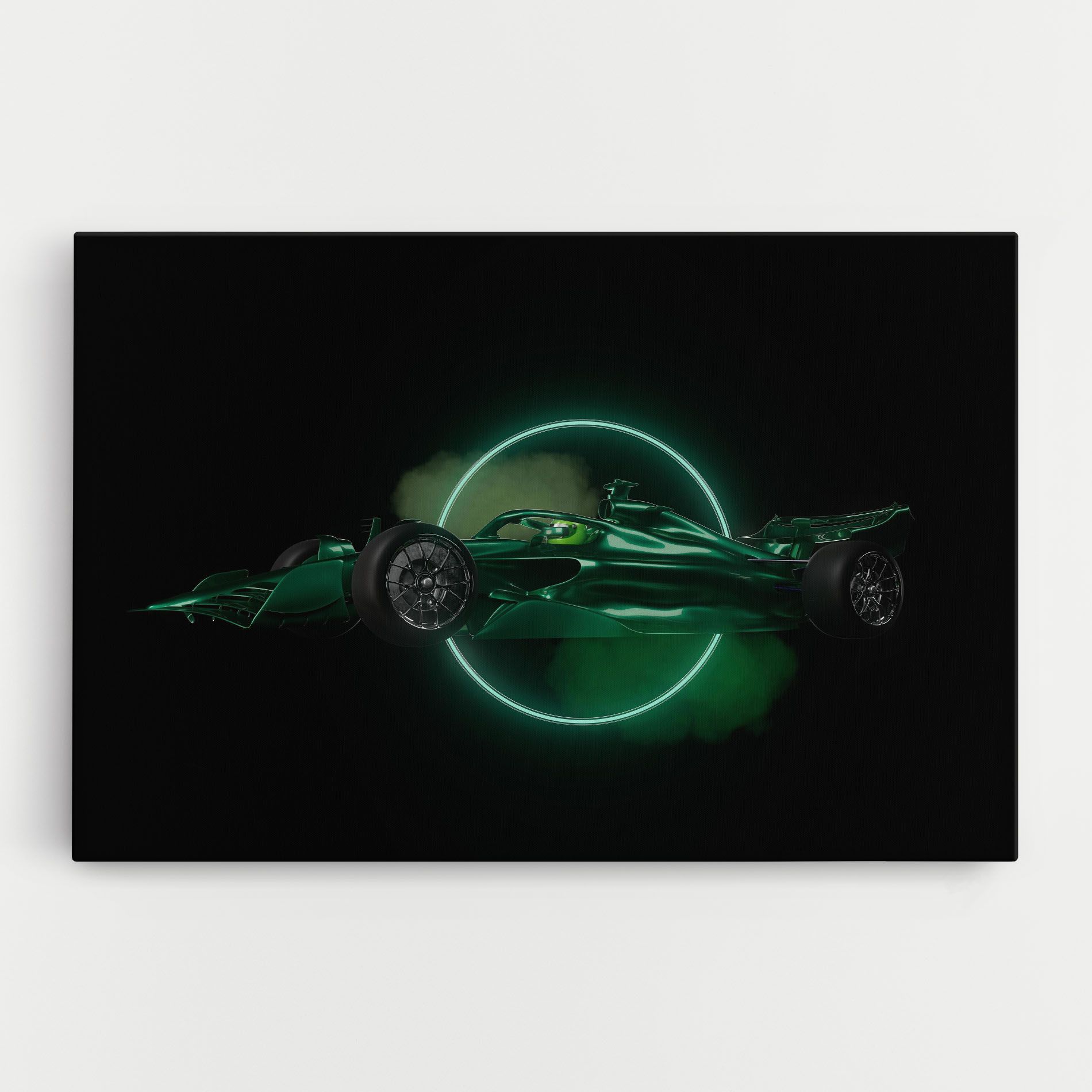 Green Racing Car mockup 0