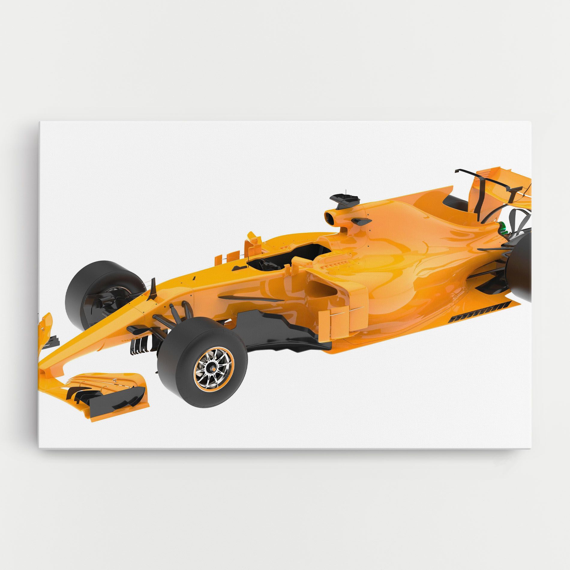 Yellow F1 Toy mockup 0