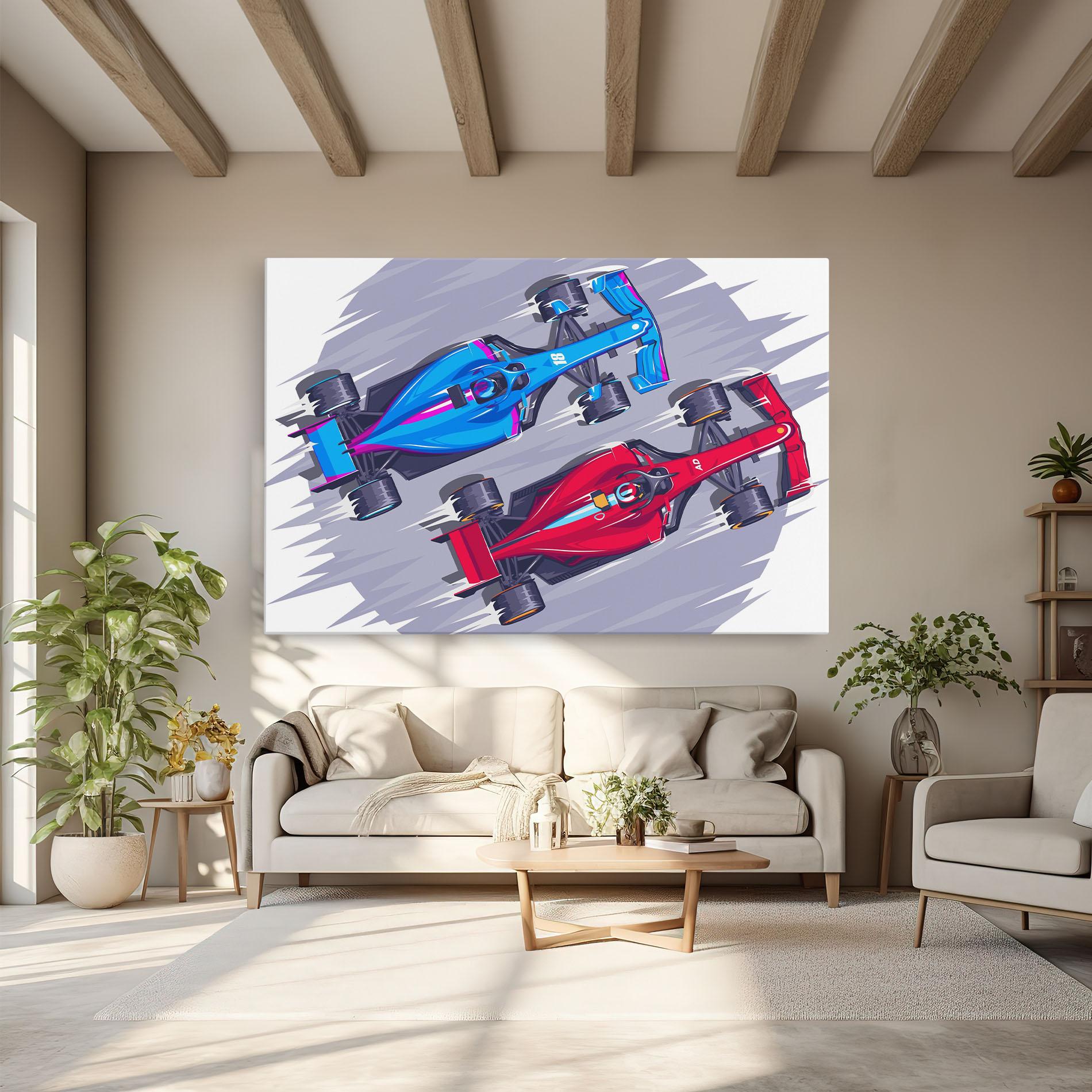 Tablou Canvas Bolides mockup 6