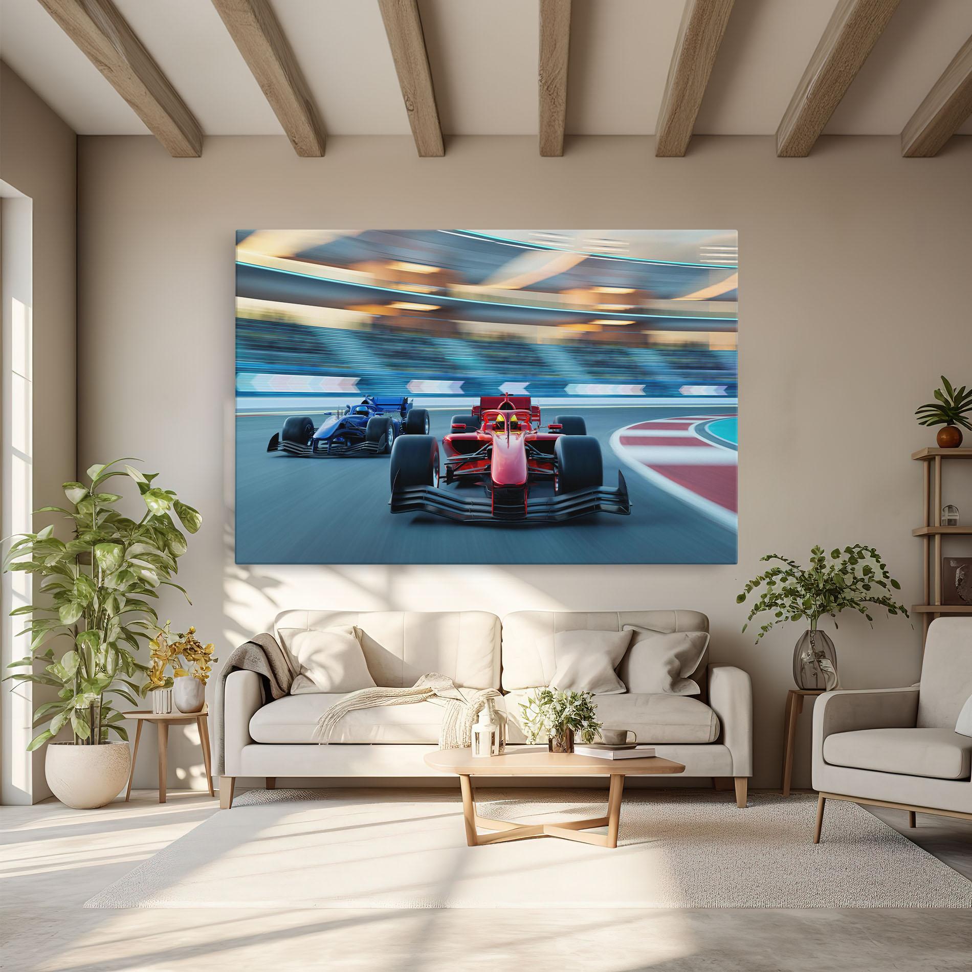 Tablou Canvas F1 Racing mockup 6