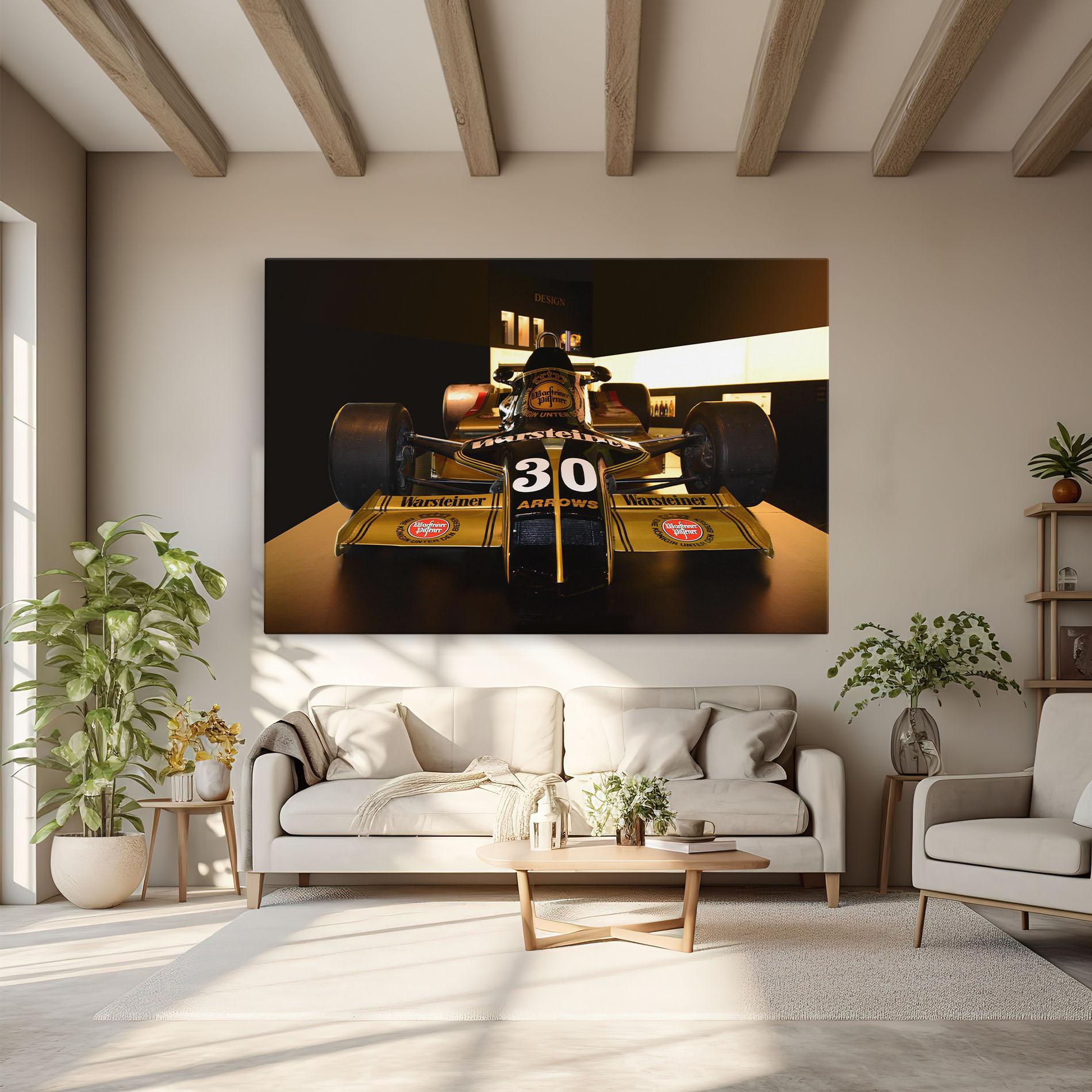 Tablou Canvas Formula 1 Car Color mockup 6