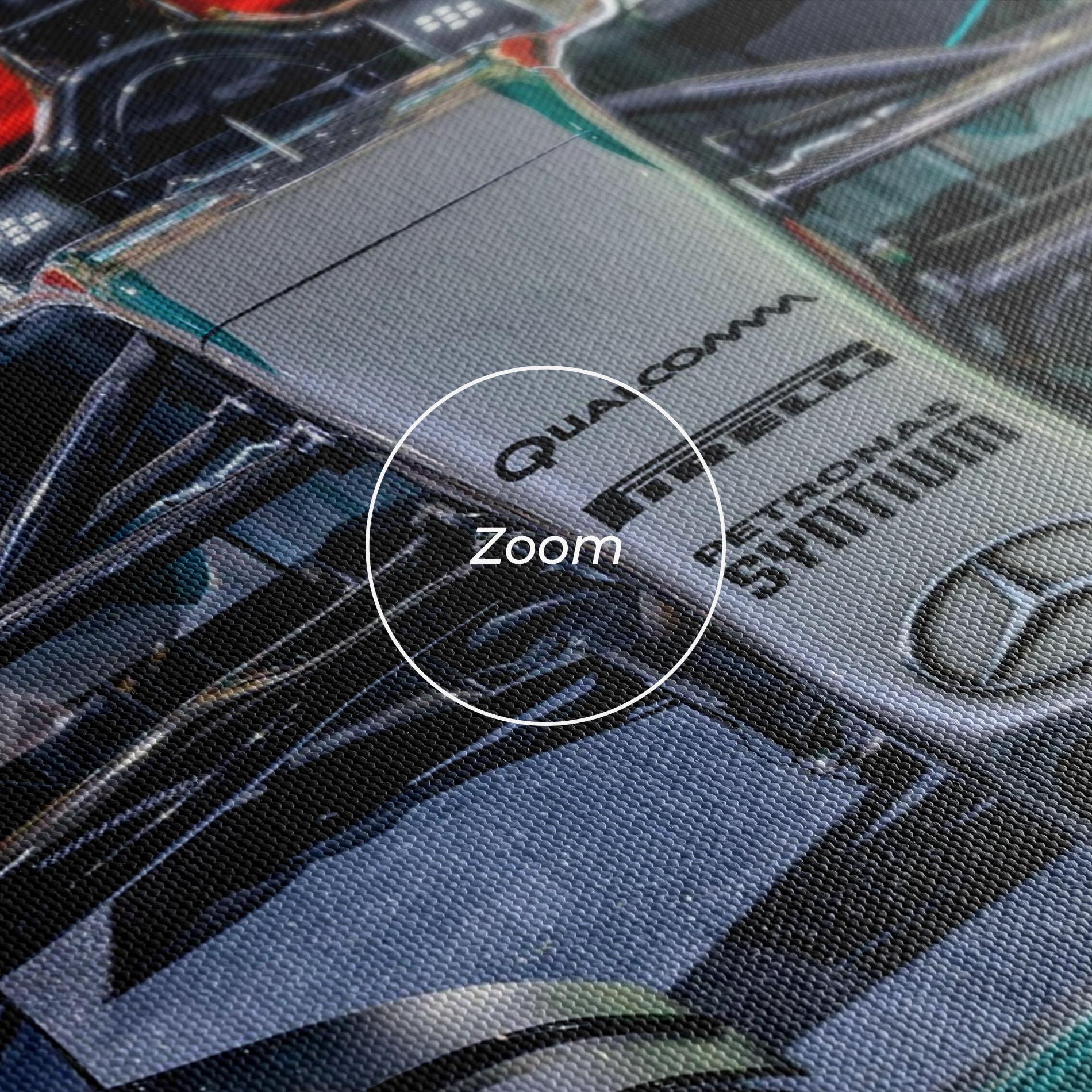 Tablou Canvas Black Green F1 mockup 3