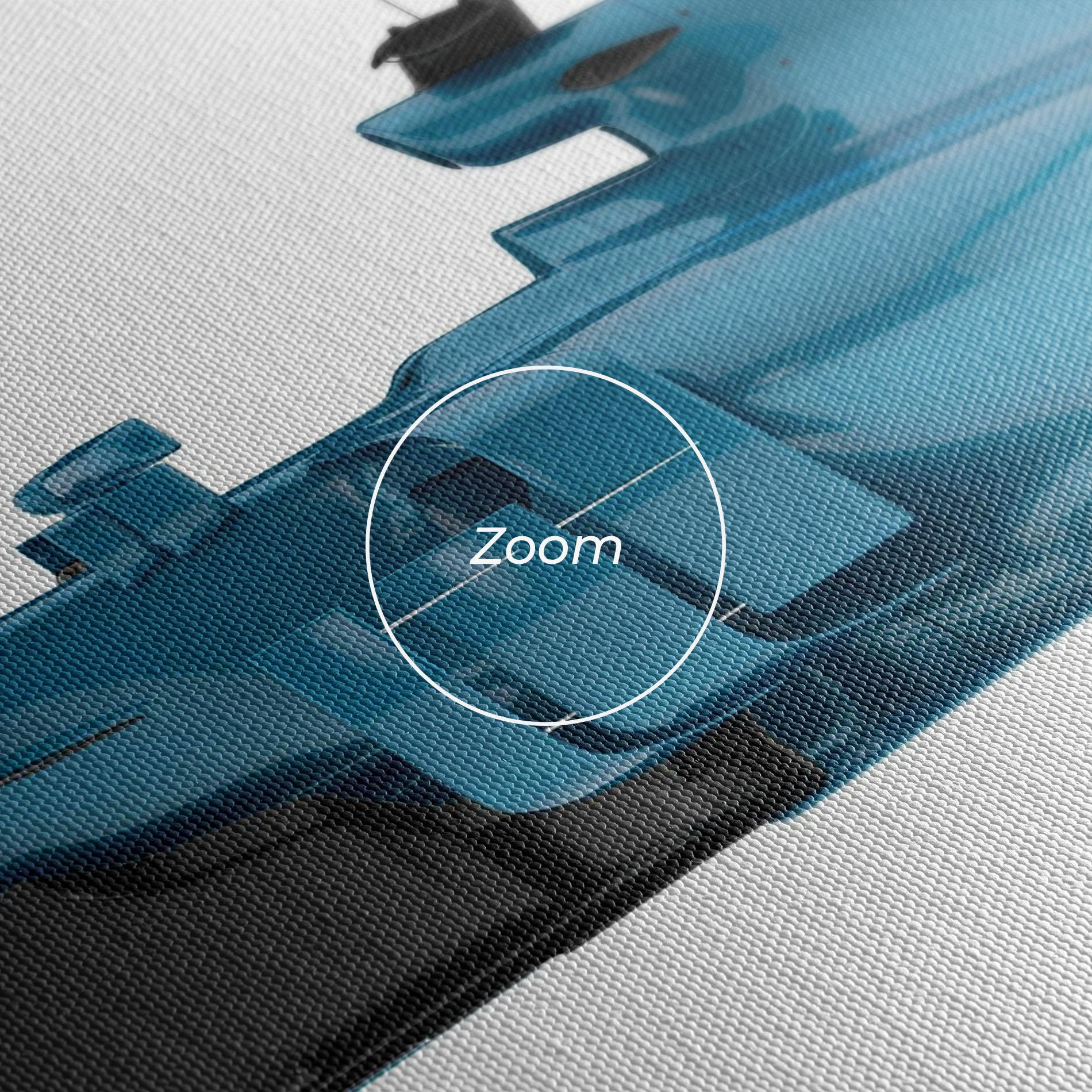 Tablou Canvas Blue F1 Toy mockup 3