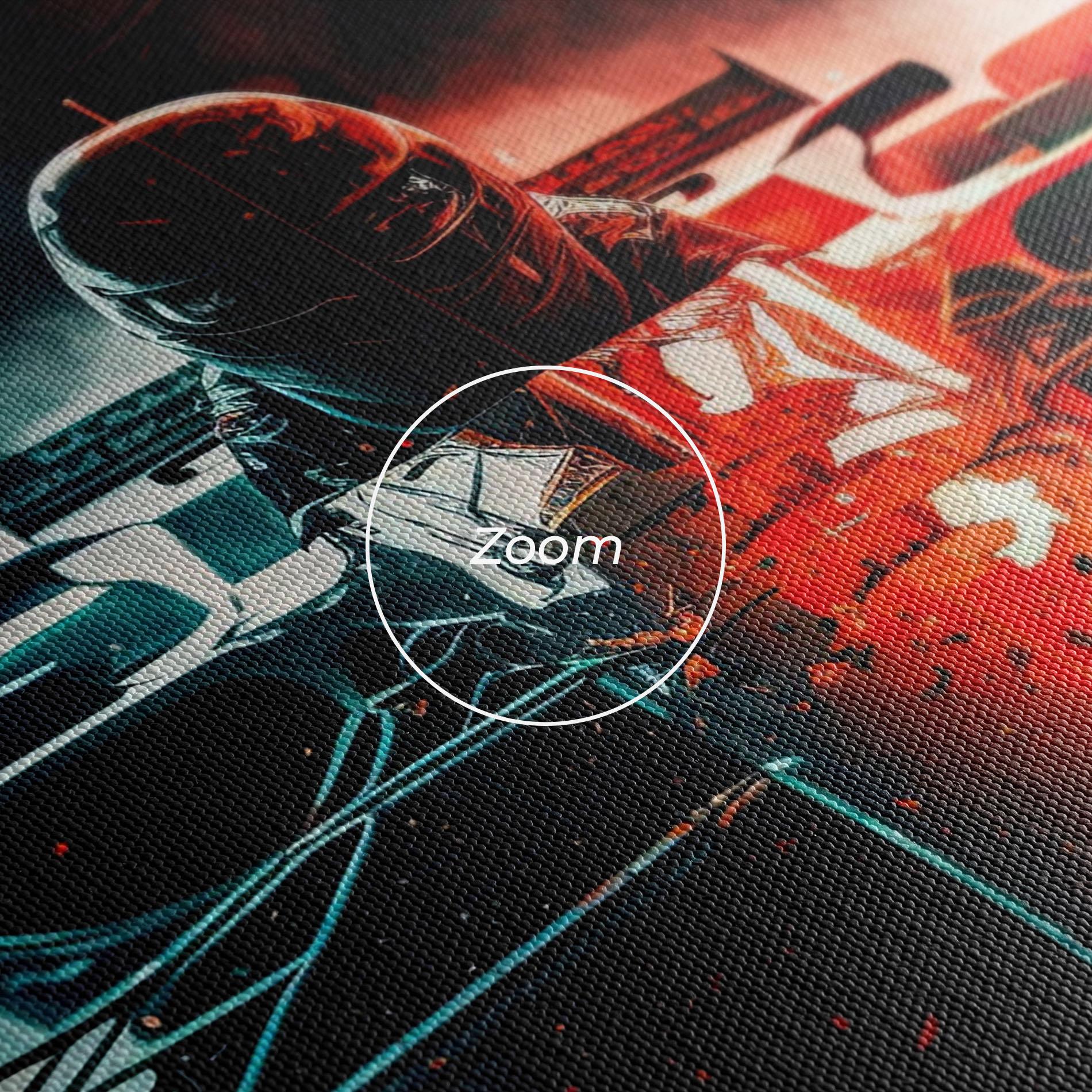 Tablou Canvas Blue Red F1 mockup 3