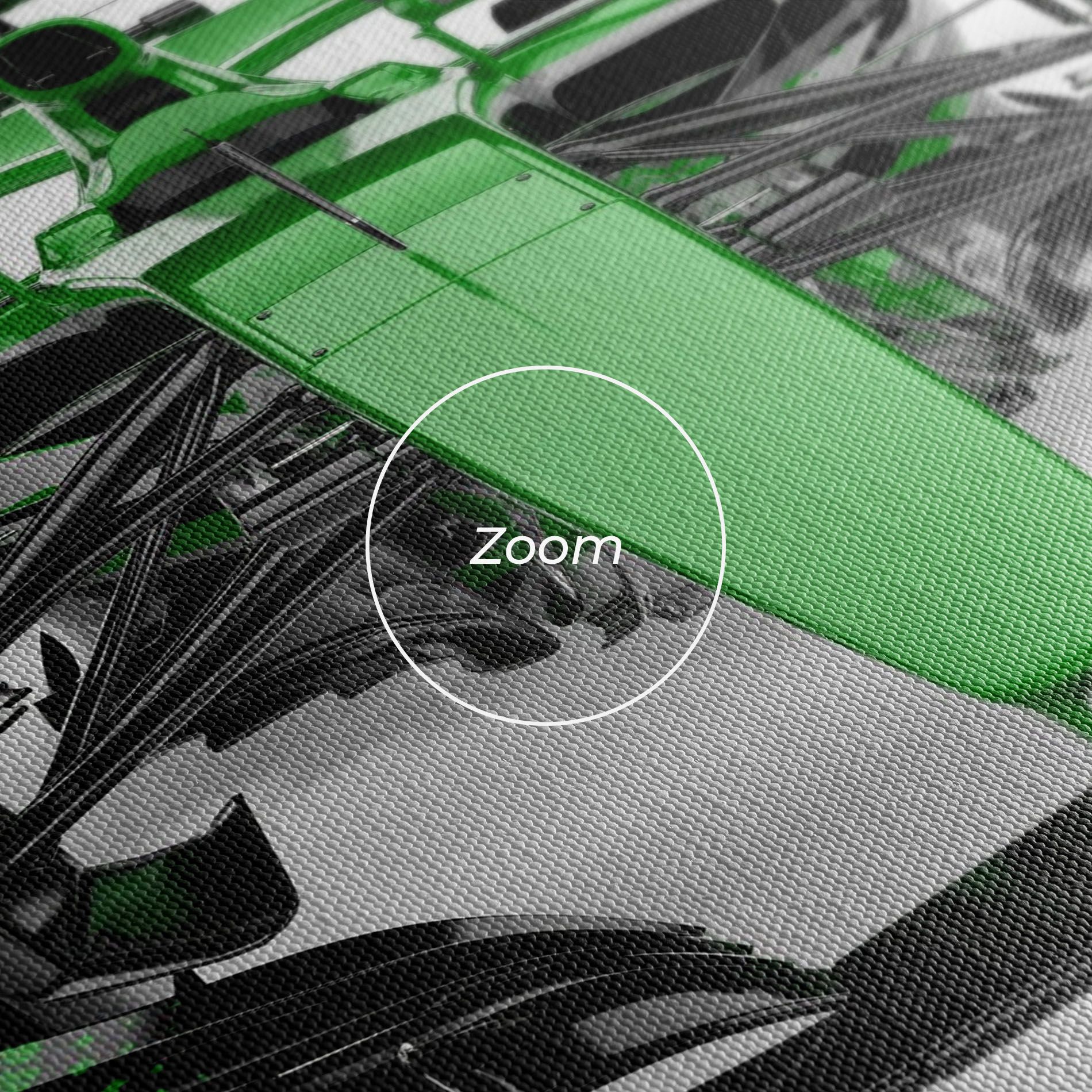 Green F1 Car mockup 3