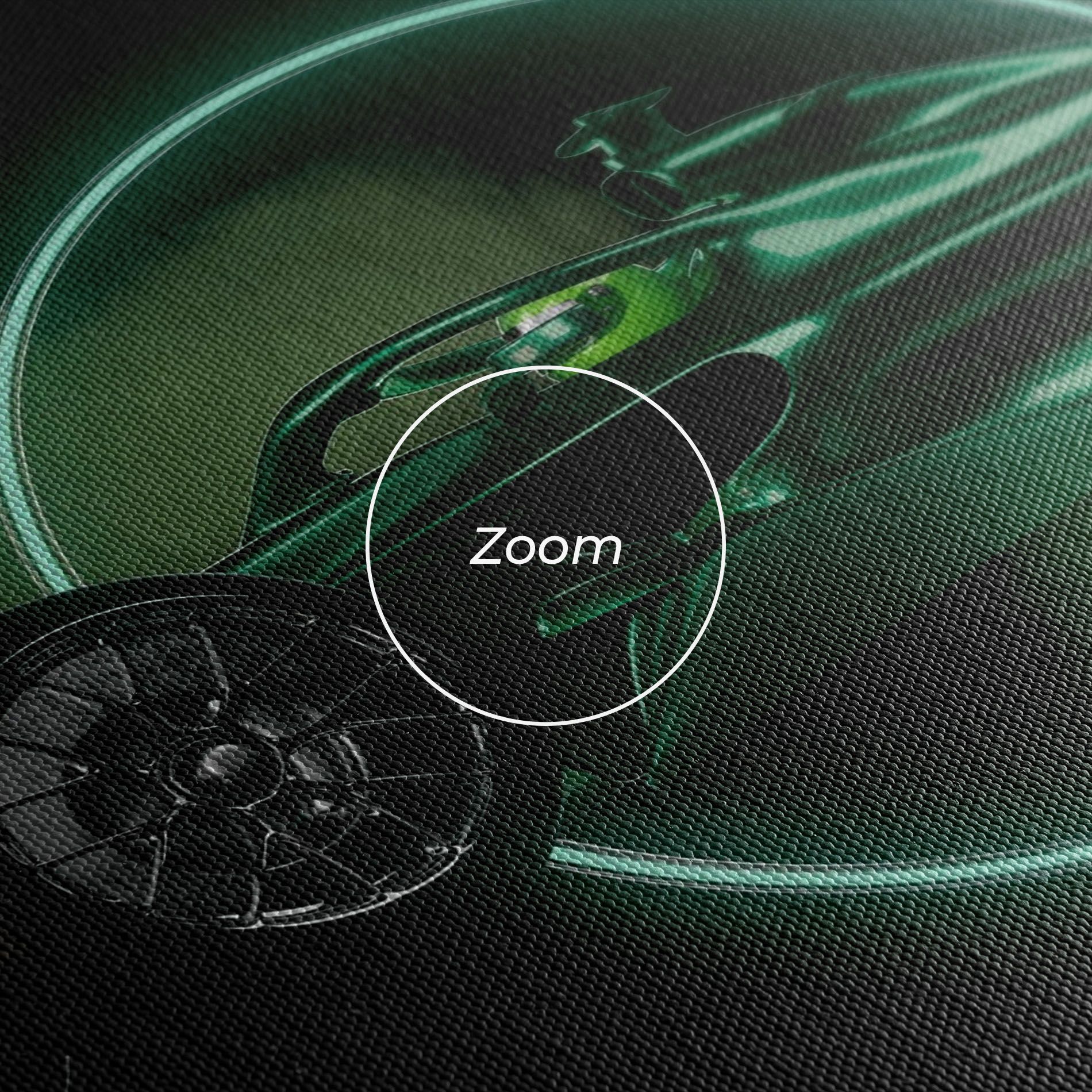 Green Racing Car mockup 3