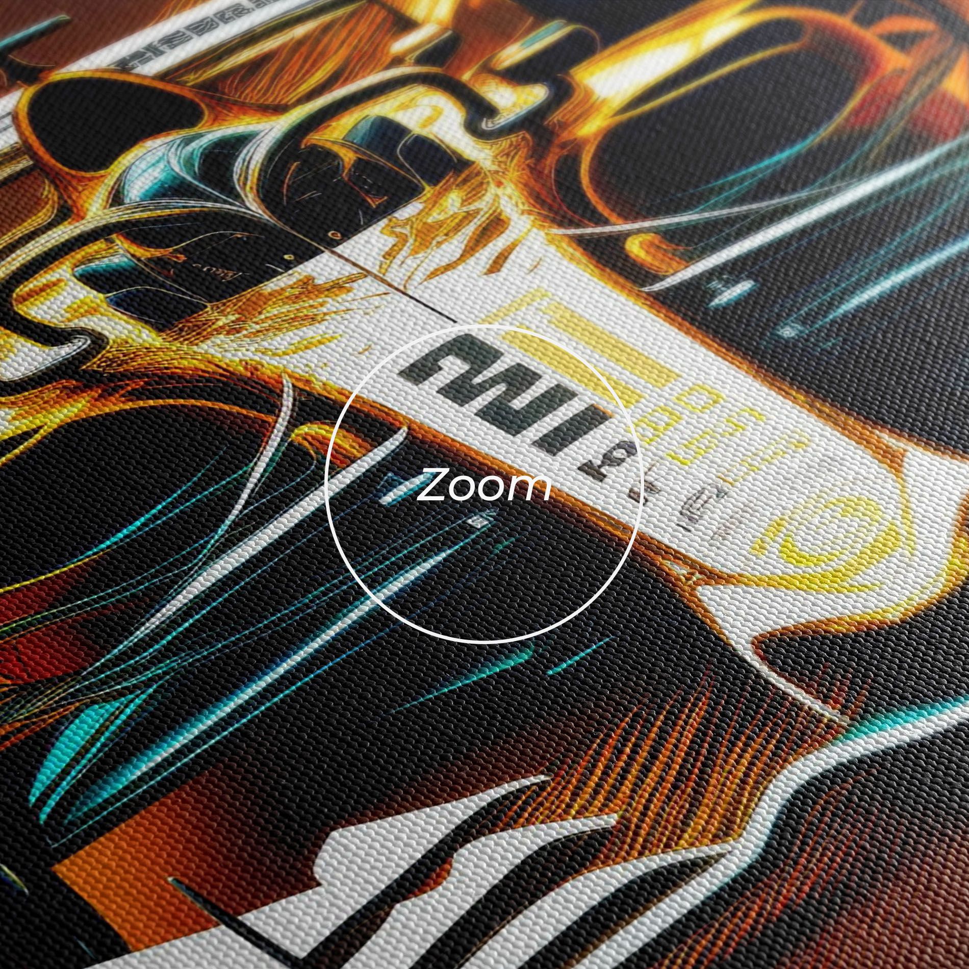 Orange Racing Car mockup 3