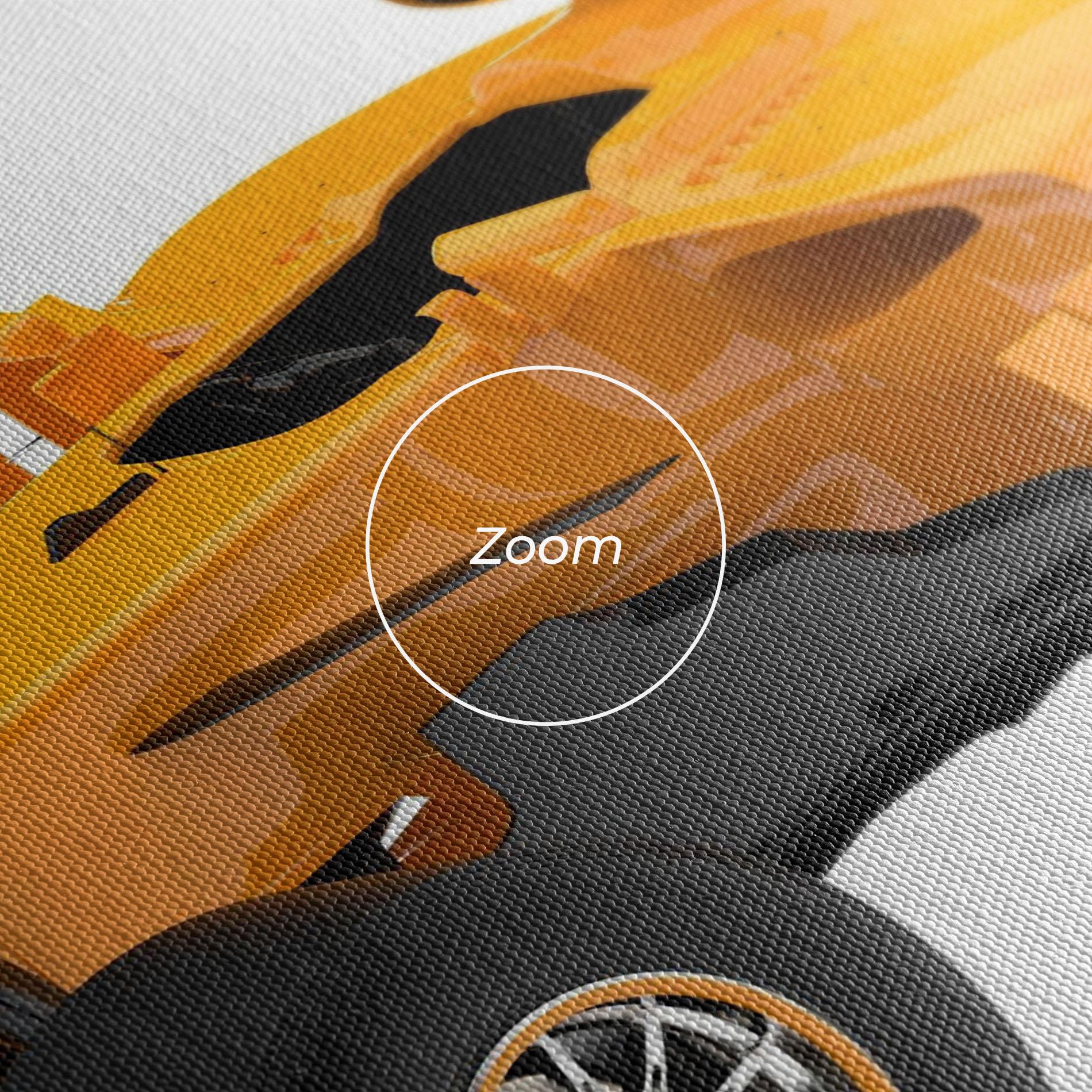 Tablou Canvas Yellow F1 Toy mockup 3