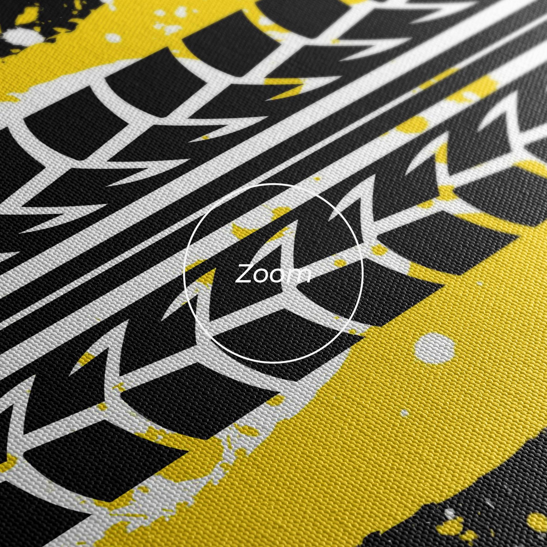 Tablou Canvas Yellow Traces mockup 3