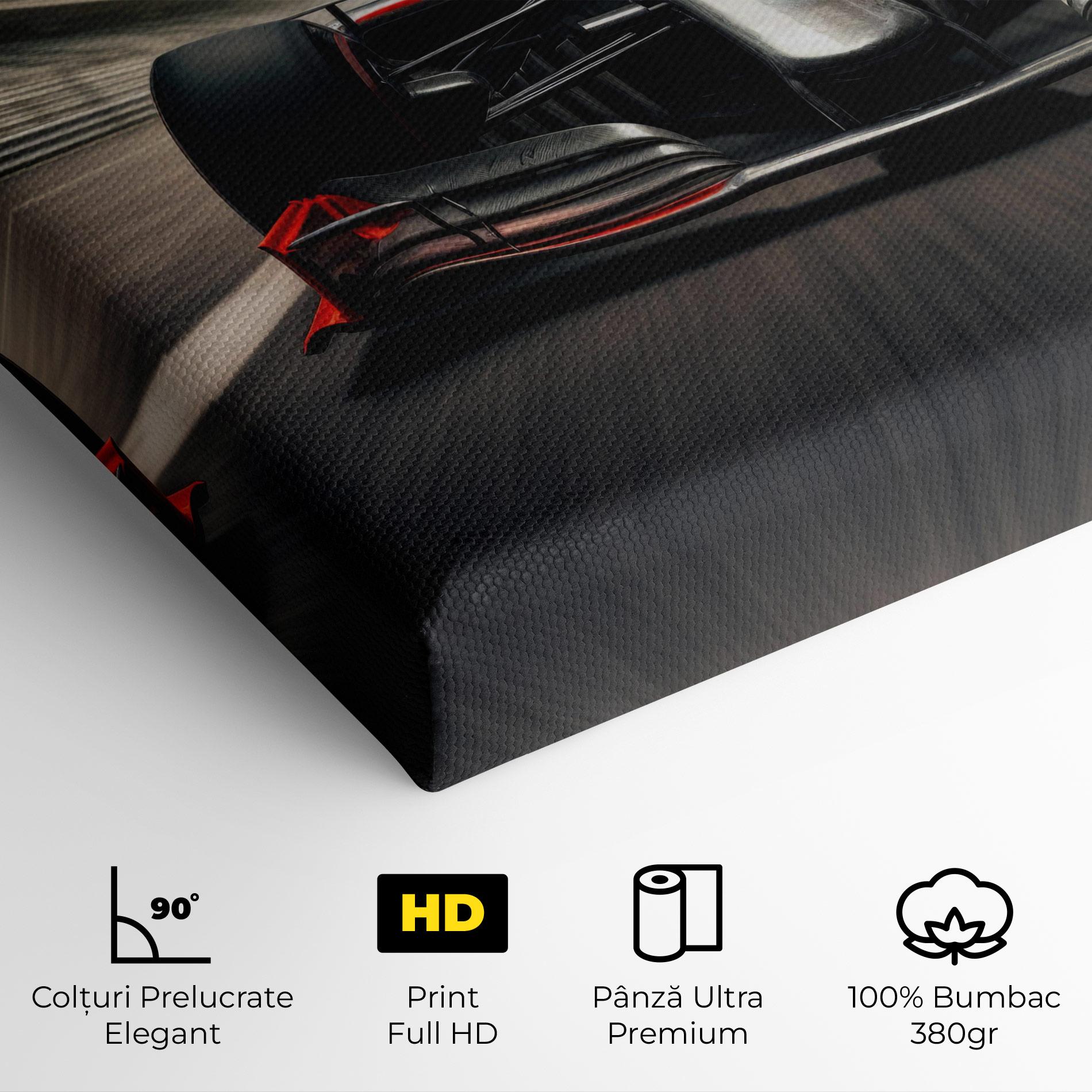 Tablou Canvas Black Red F1 mockup 4
