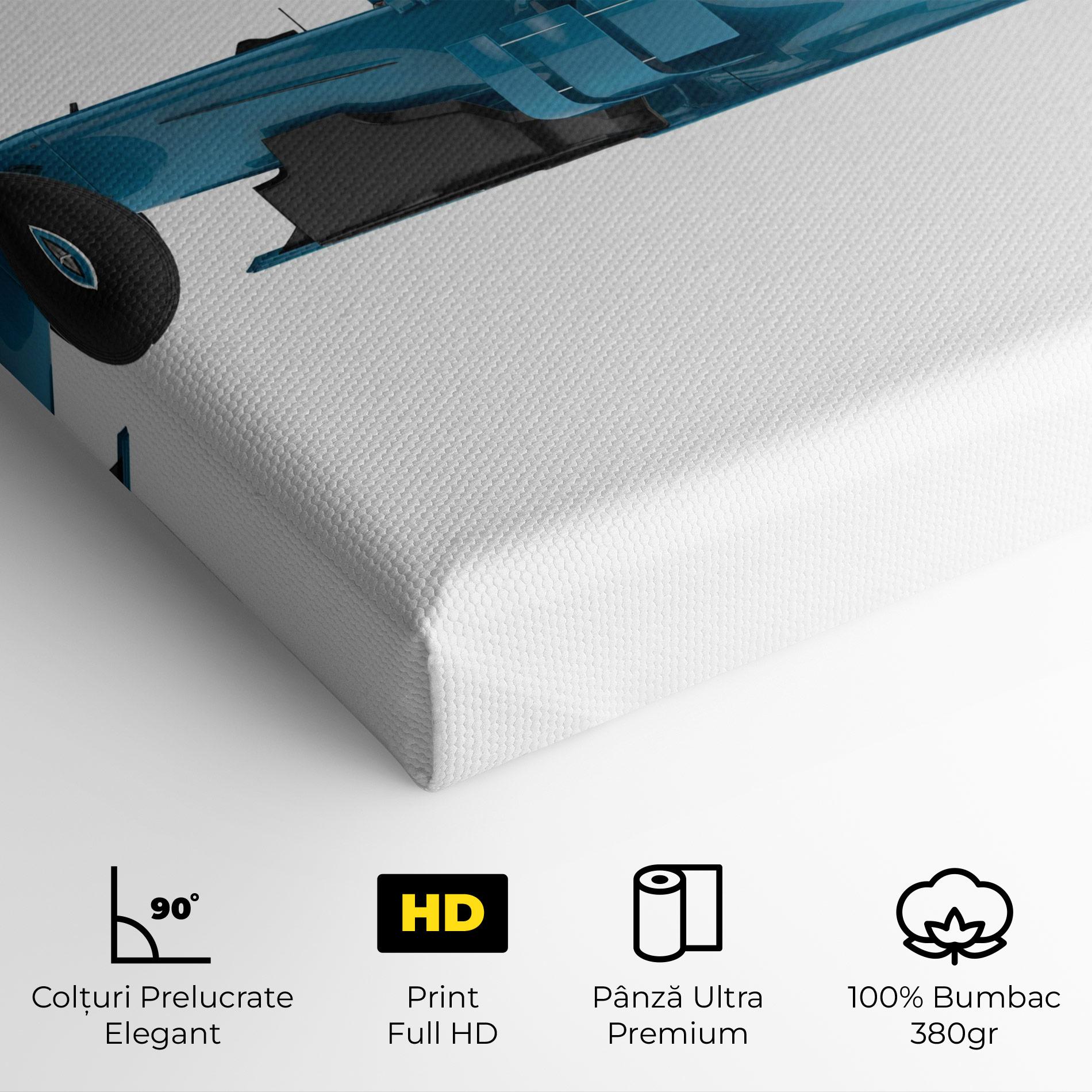 Tablou Canvas Blue F1 Toy mockup 4