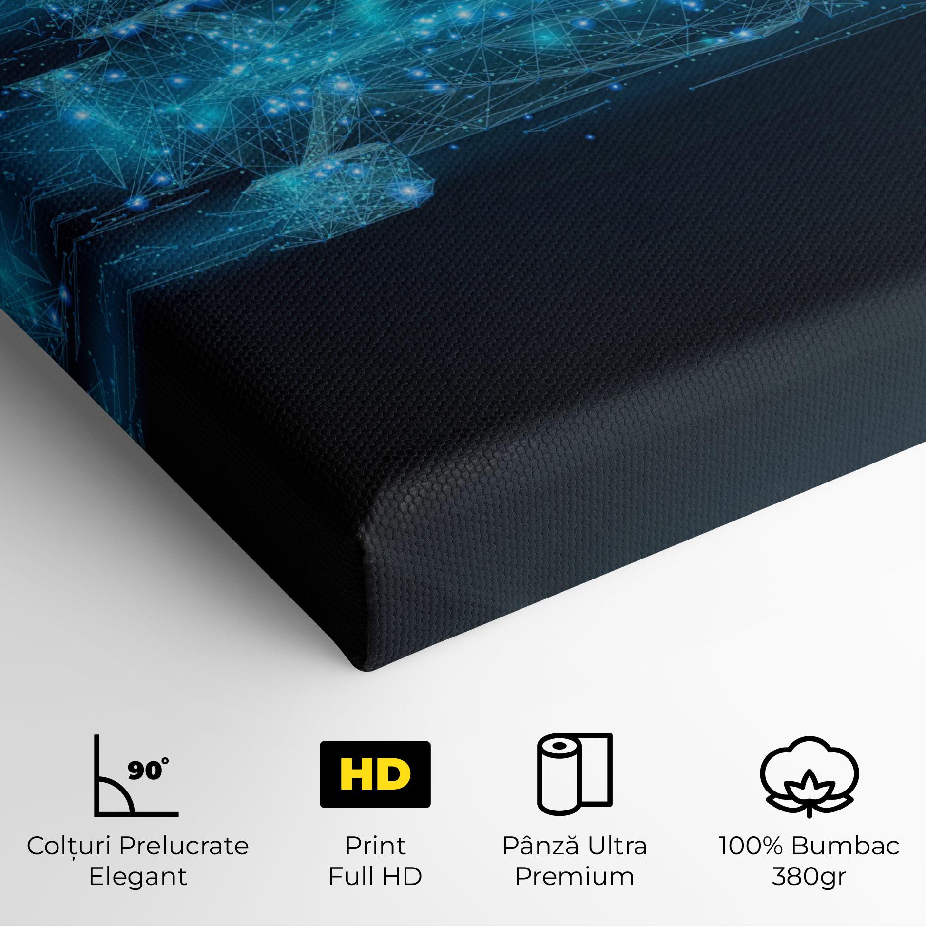 Tablou Canvas Blue Light F1 mockup 4
