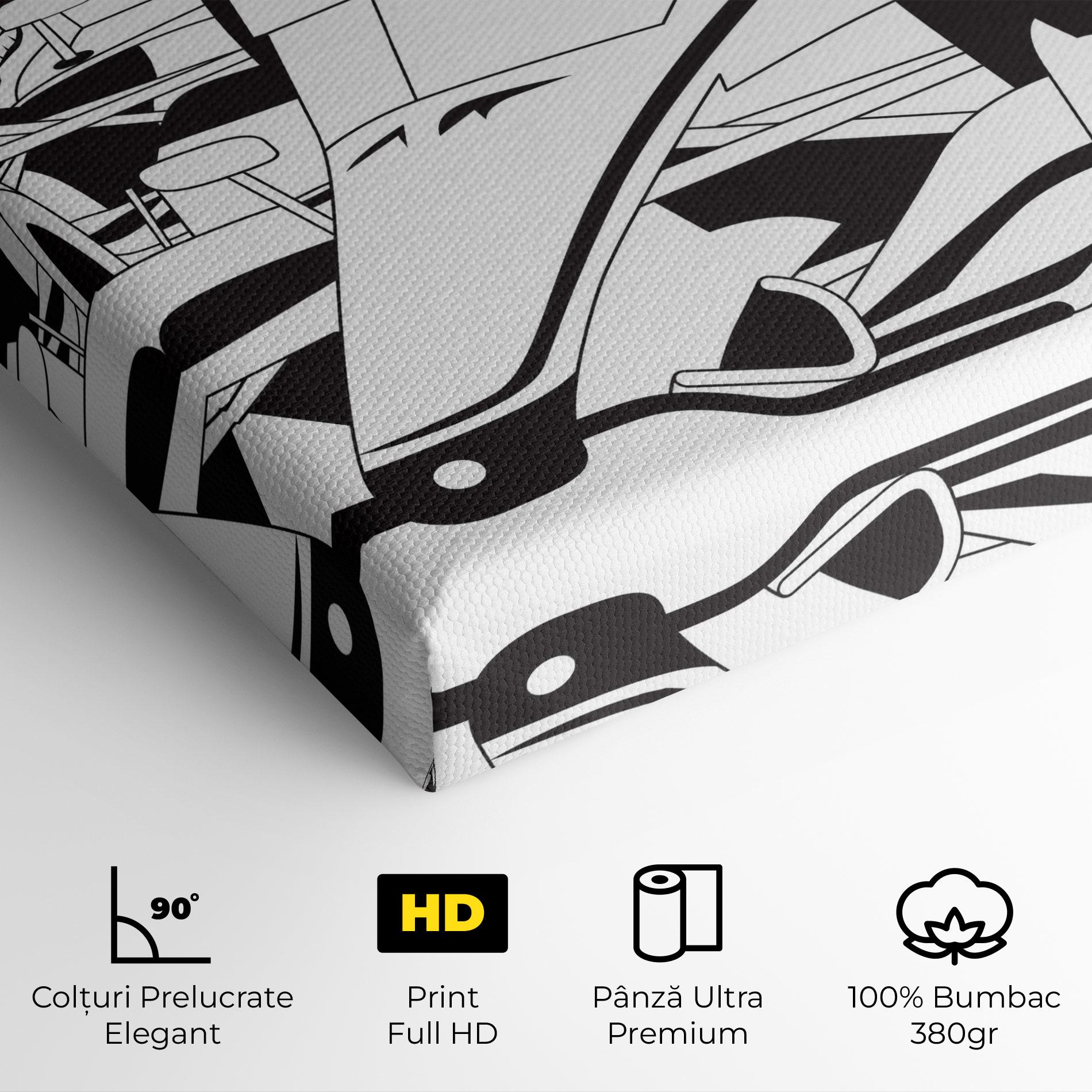 Tablou Canvas Grand Prix Cars mockup 4