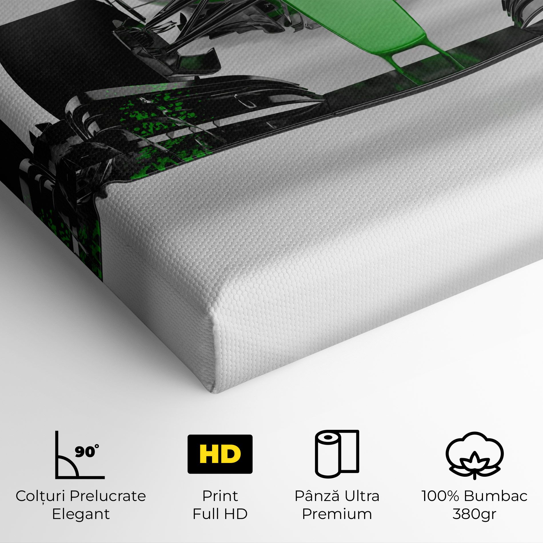 Green F1 Car mockup 4