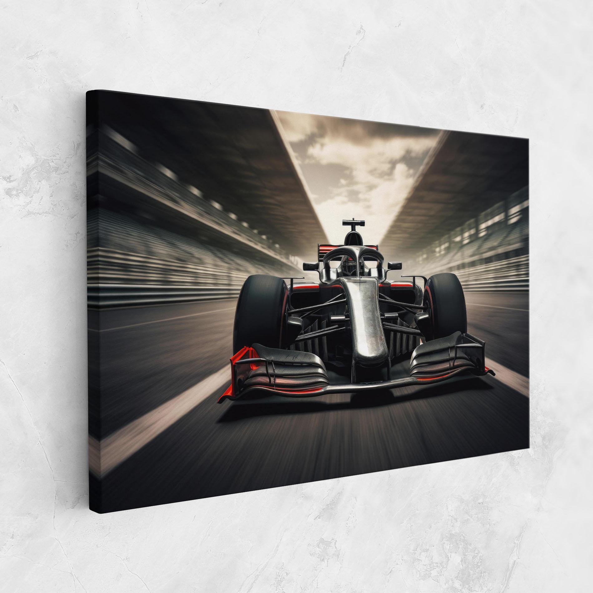 Tablou Canvas Black Red F1 mockup 1