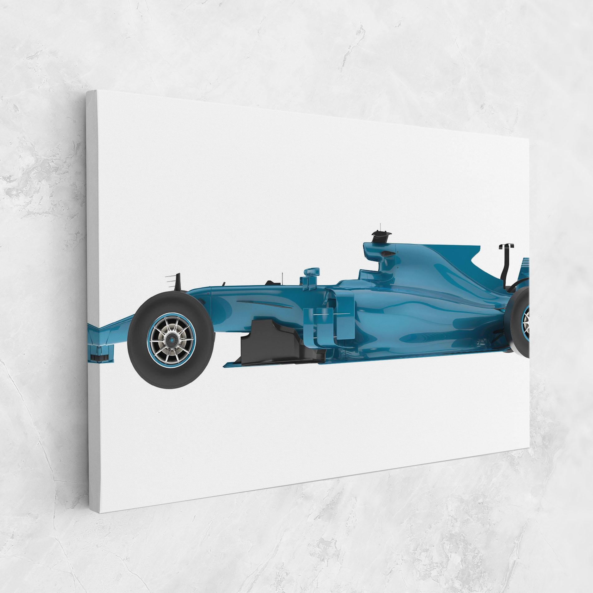 Tablou Canvas Blue F1 Toy mockup 1