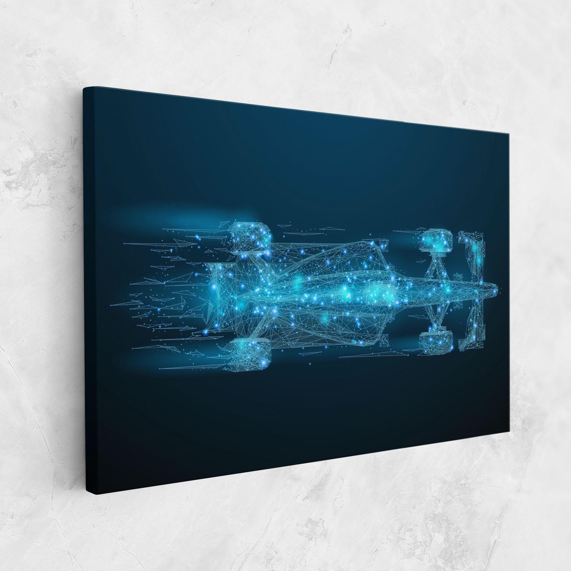 Tablou Canvas Blue Light F1 mockup 1