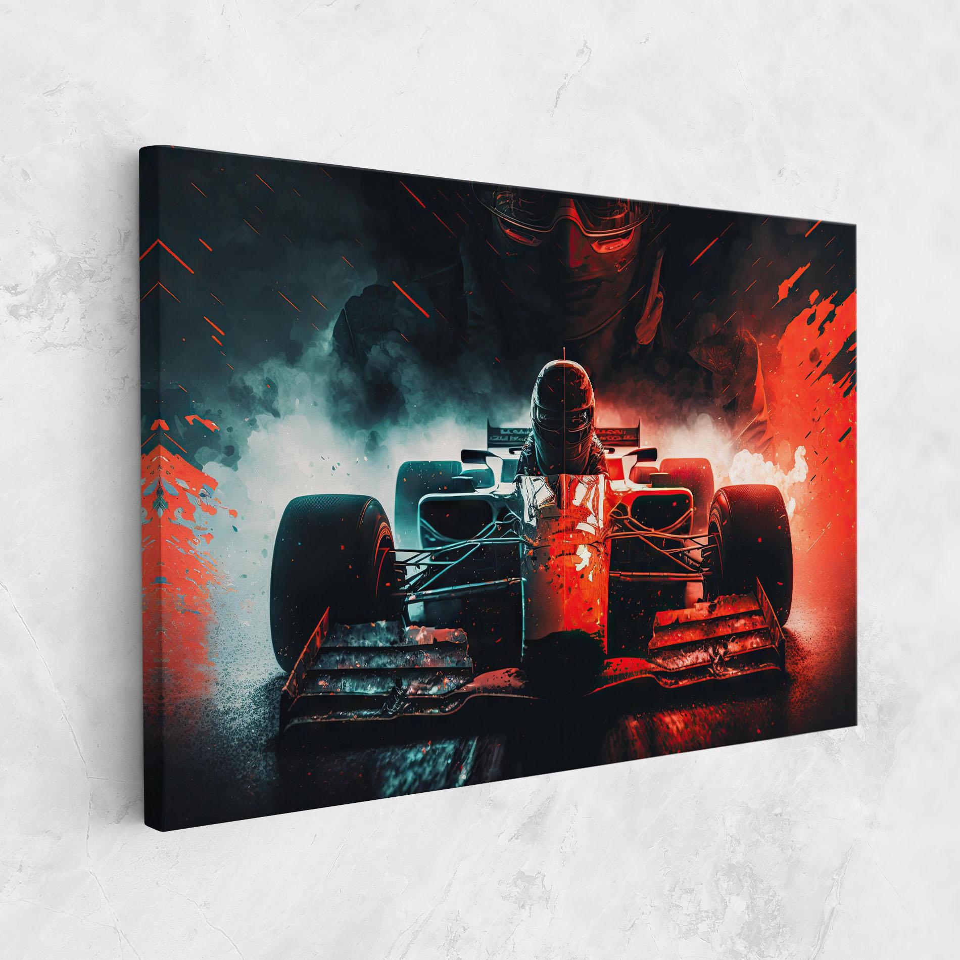 Tablou Canvas Blue Red F1 mockup 1