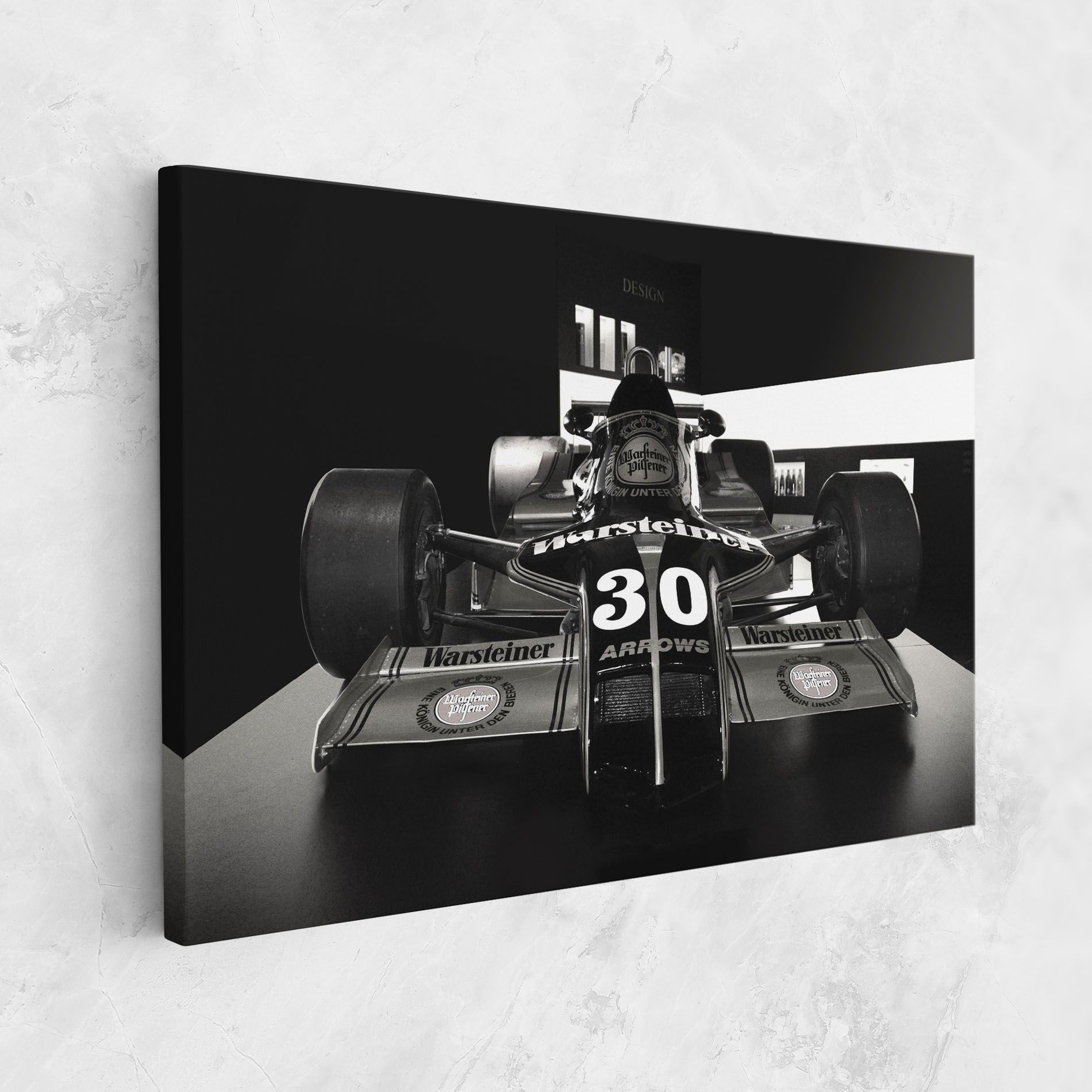 Formula 1 Car Grey mockup 1