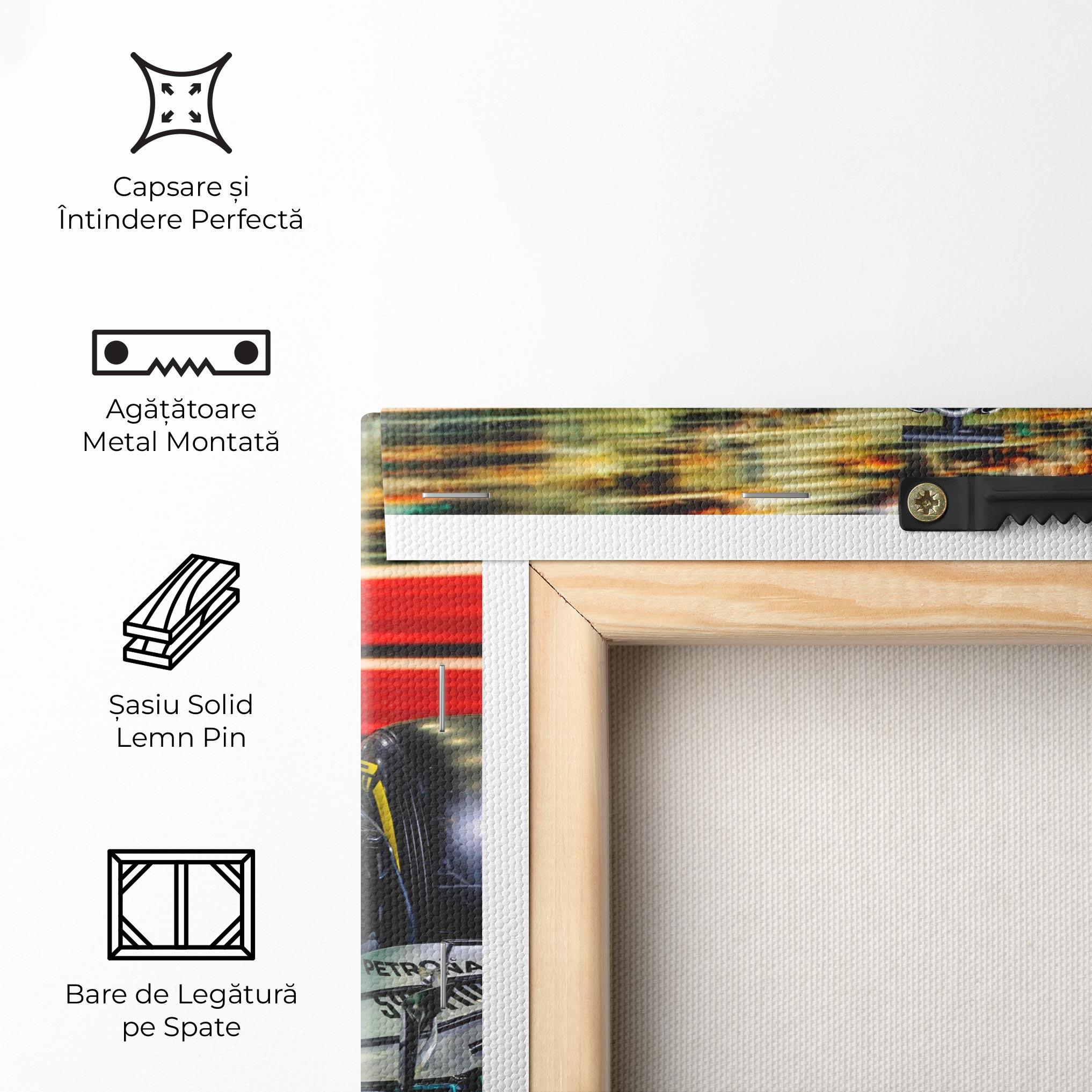 Tablou Canvas Black Green F1 mockup 5