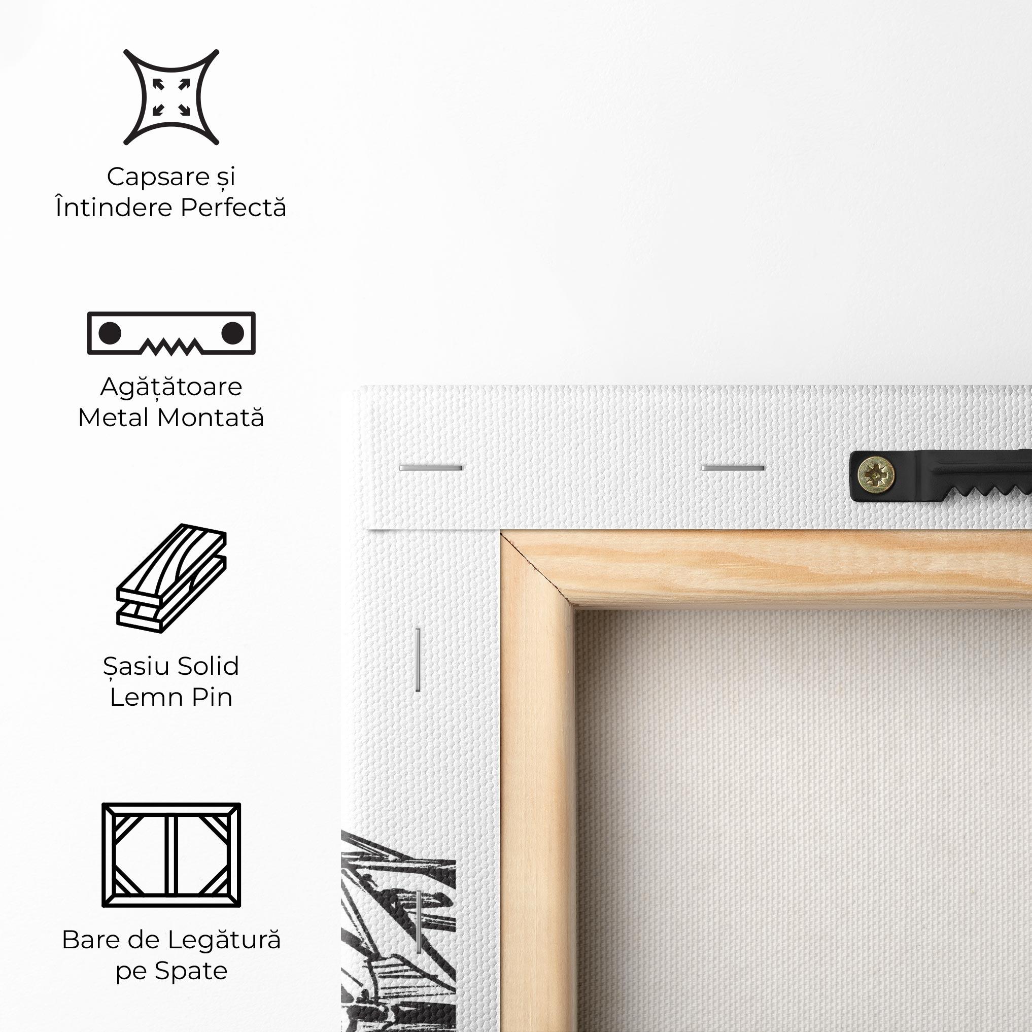 Tablou Canvas Black Line F1 mockup 5