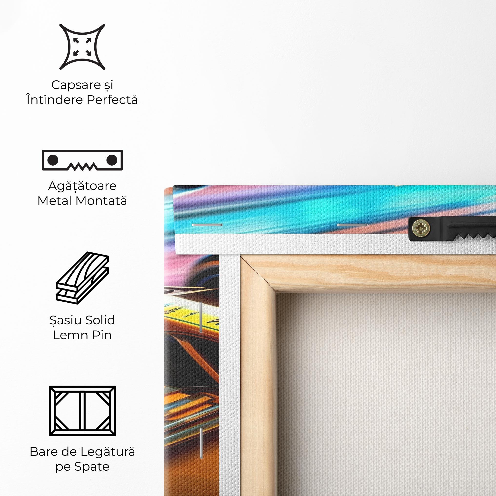 Tablou Canvas Yellow Blue F1 mockup 5