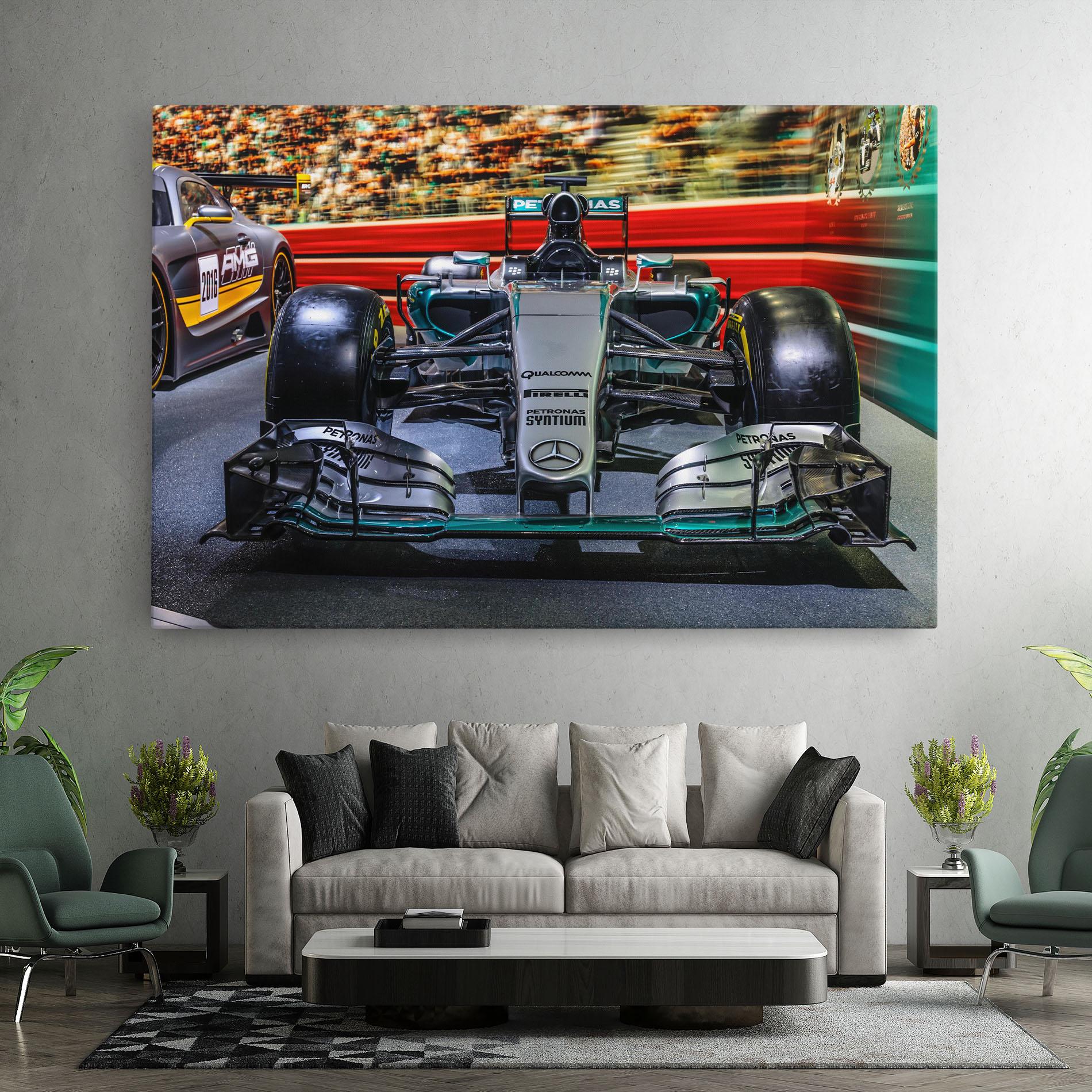 Tablou Canvas Black Green F1 mockup 7