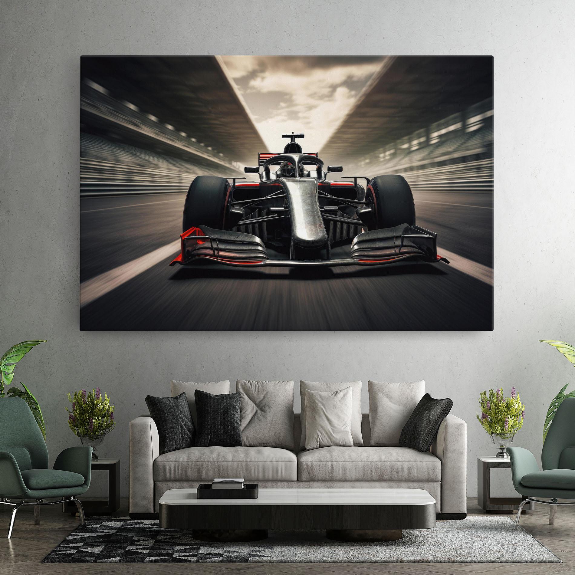 Tablou Canvas Black Red F1 mockup 7