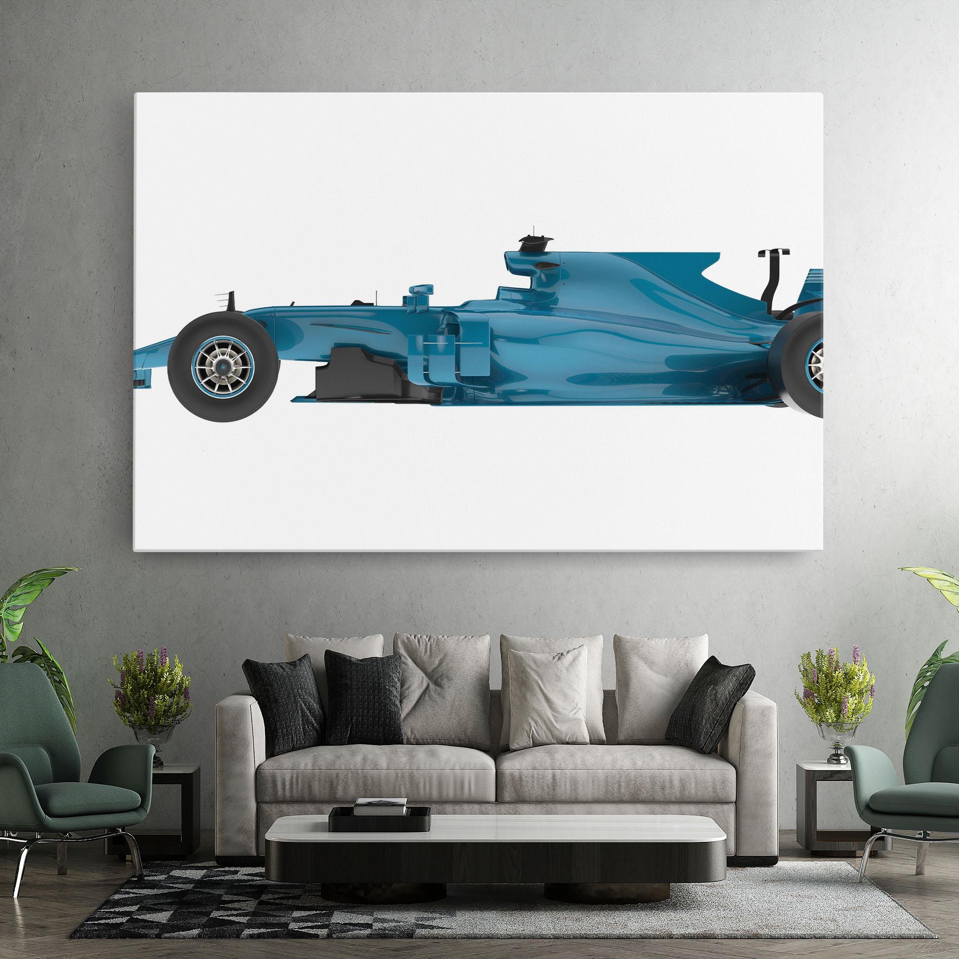 Tablou Canvas Blue F1 Toy mockup 7