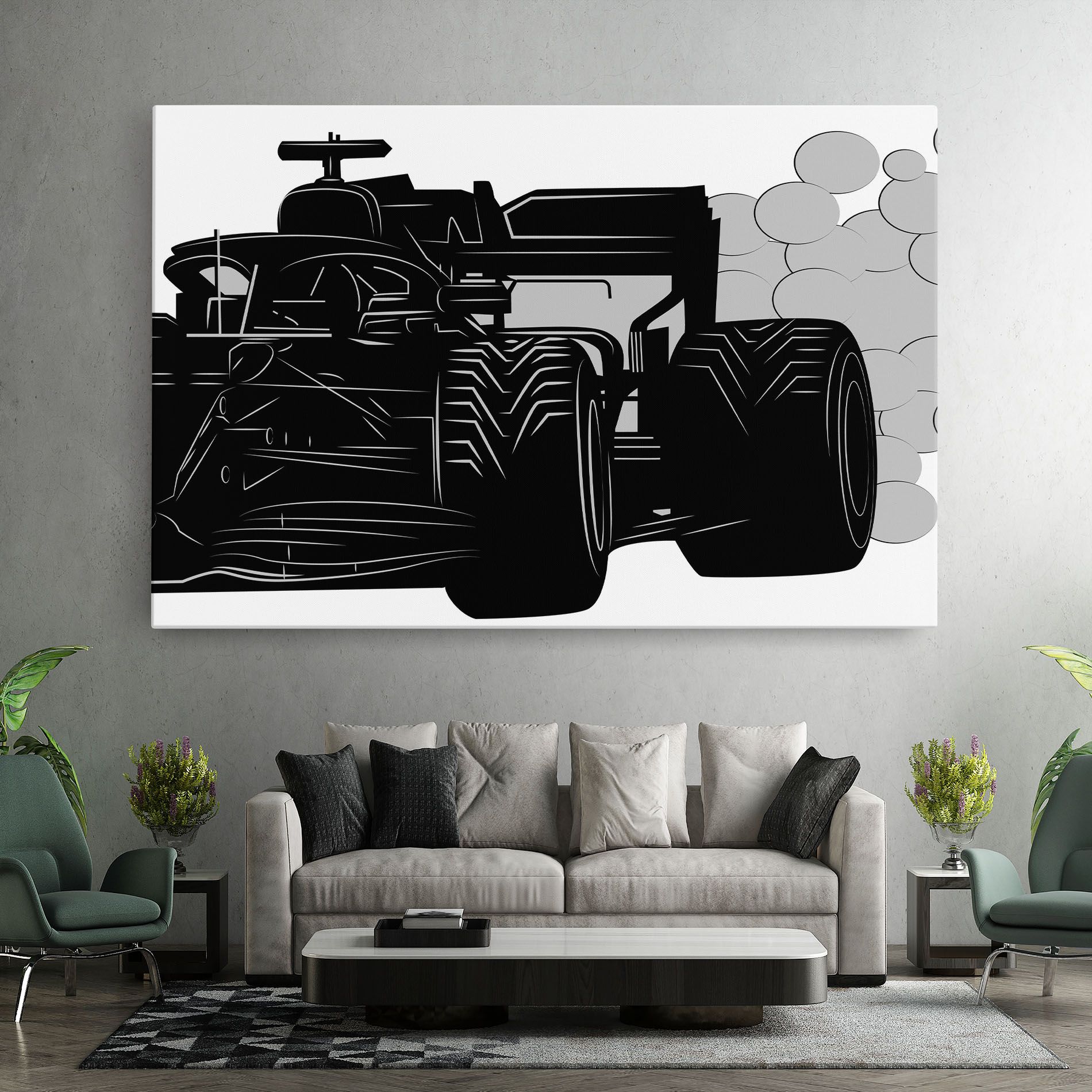 Car F1 Smoke mockup 7