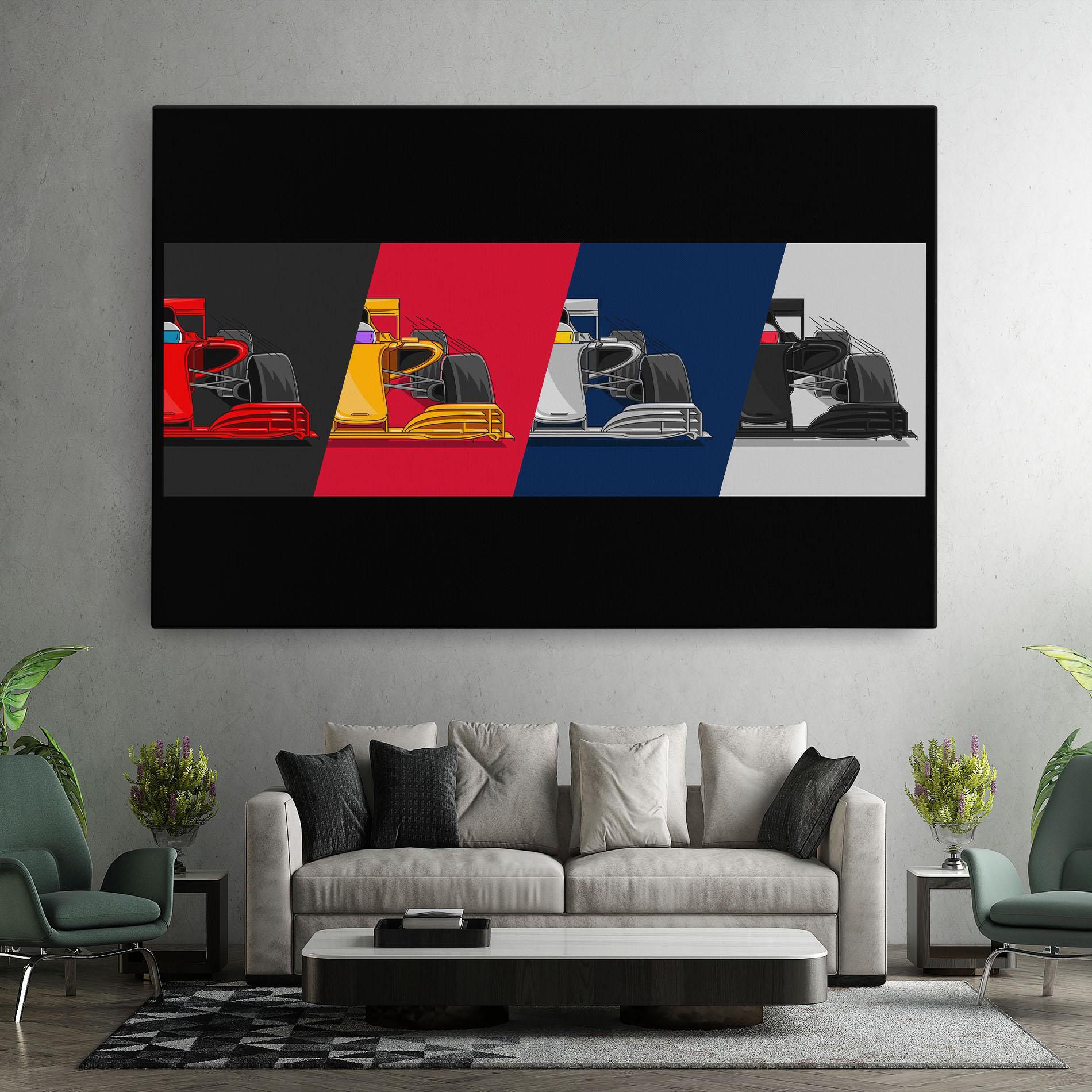 Tablou Canvas F1 Cars mockup 7