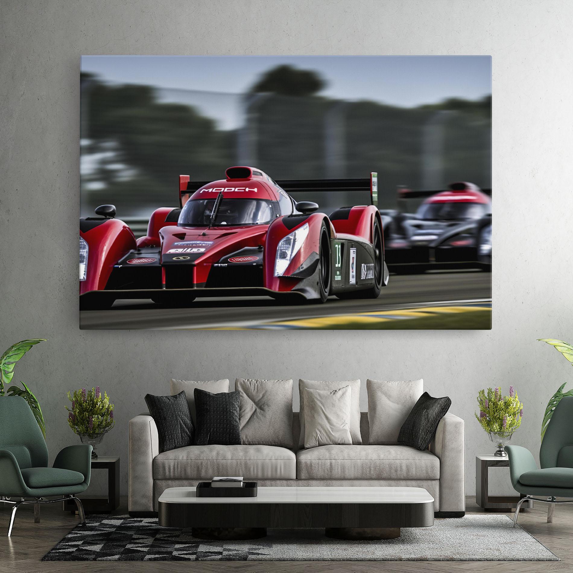 Tablou Canvas Red Racing Cars mockup 7