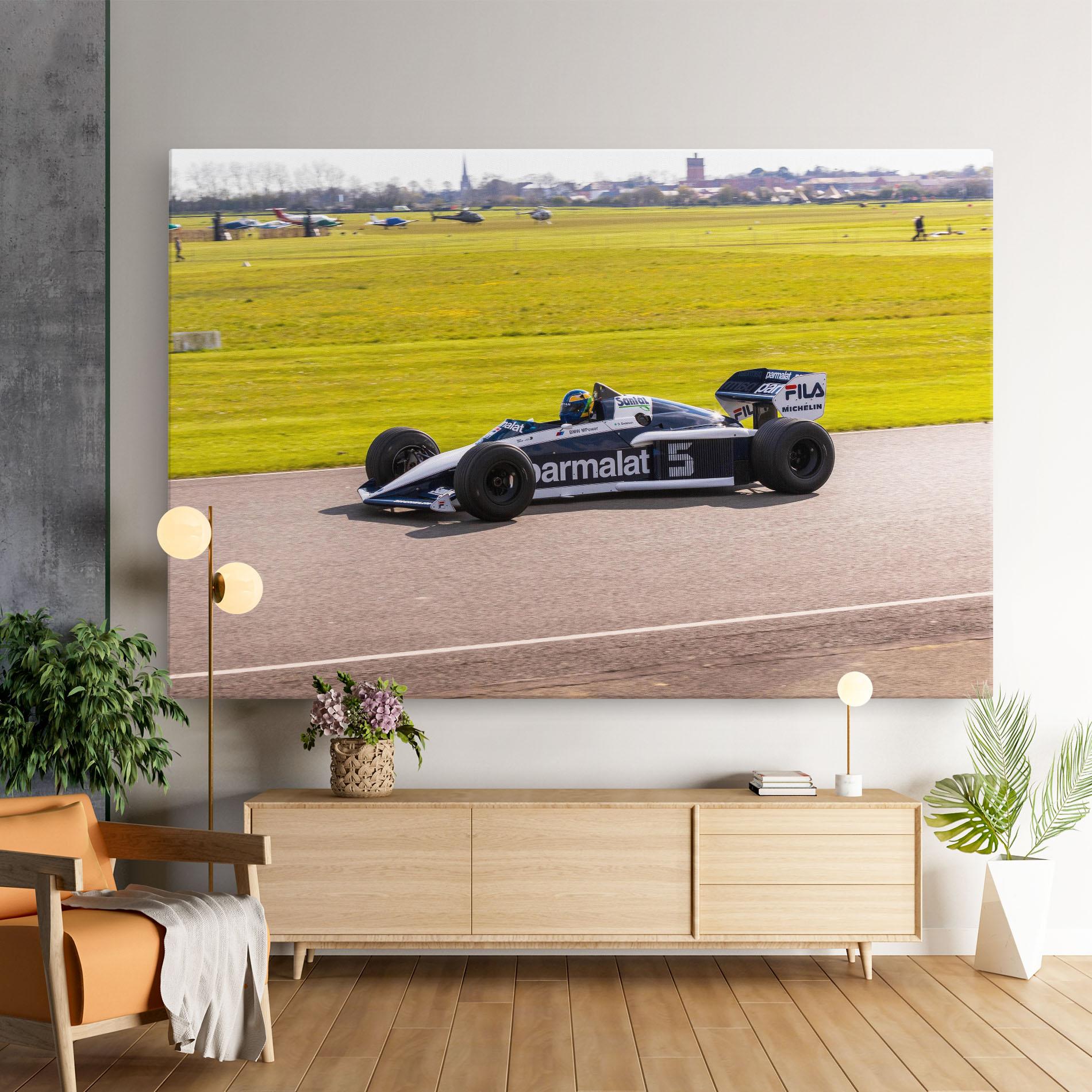 Tablou Canvas Black F1 Car mockup 9
