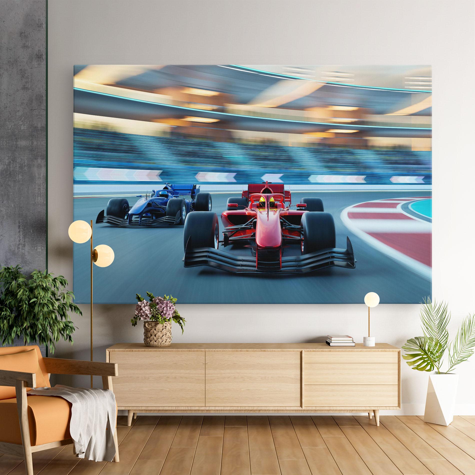 Tablou Canvas F1 Racing mockup 9