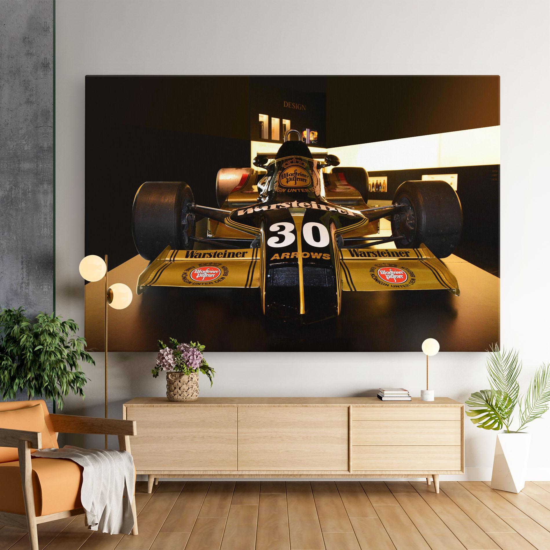 Tablou Canvas Formula 1 Car Color mockup 9