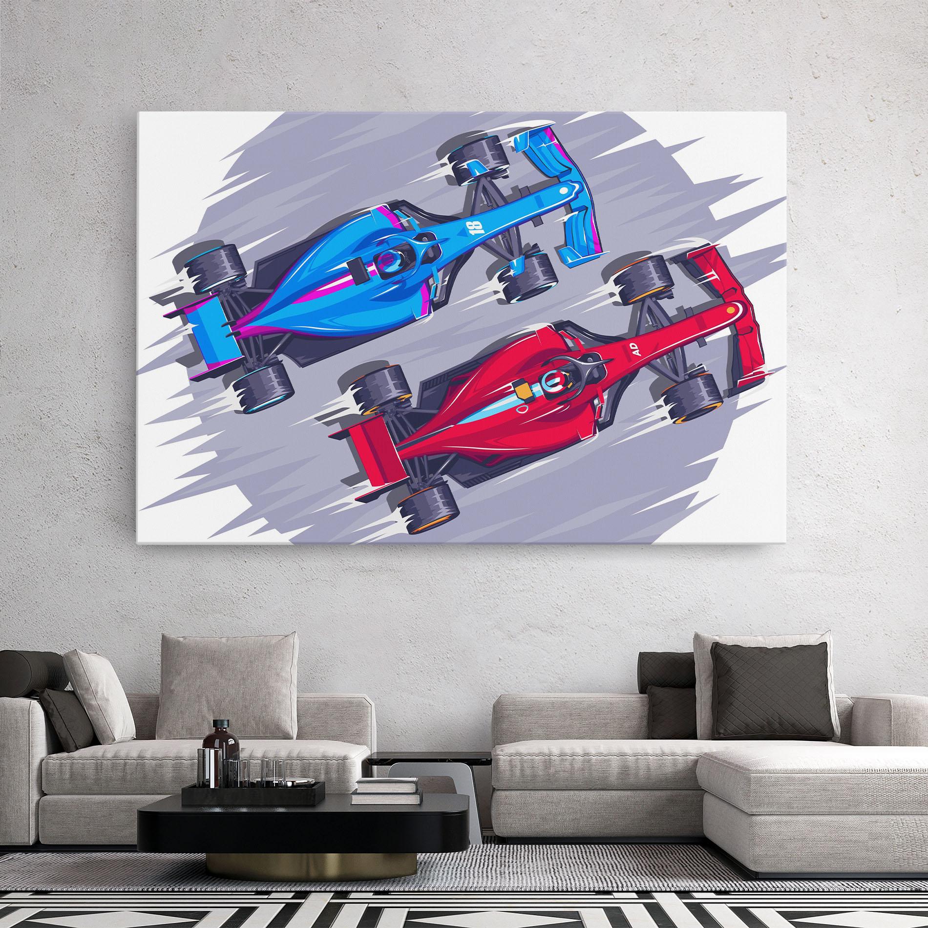 Tablou Canvas Bolides mockup 2