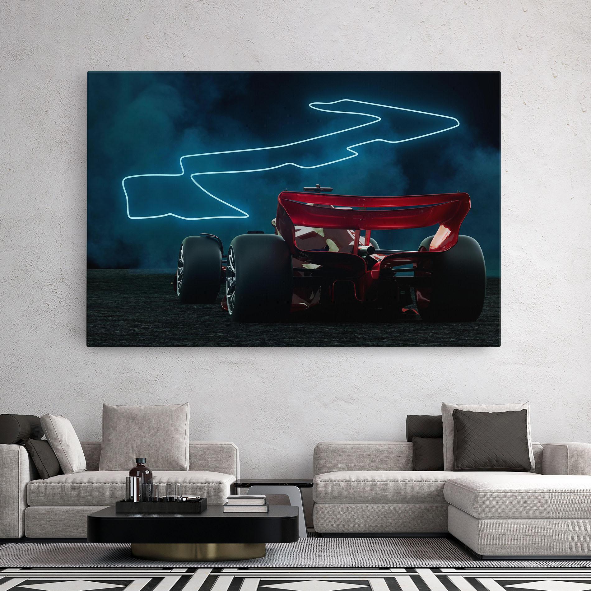 Tablou Canvas Race Car F1 mockup 2