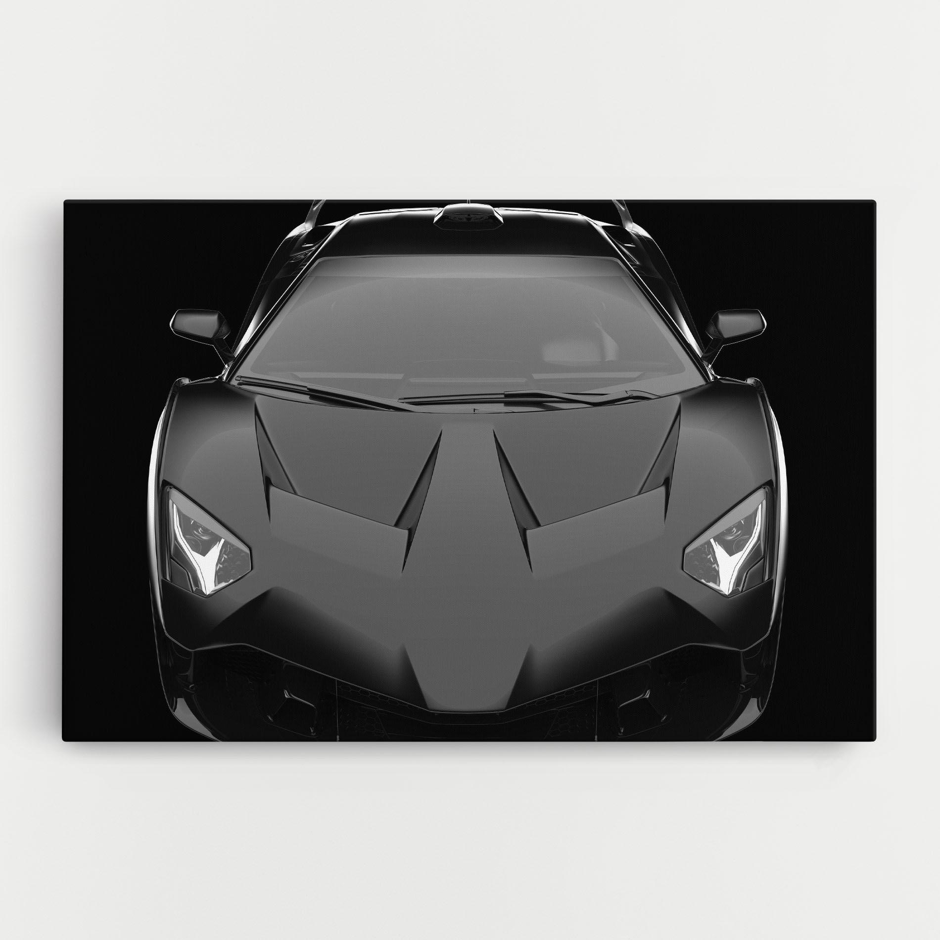 Tablou Canvas Black Matte Lambo mockup 0