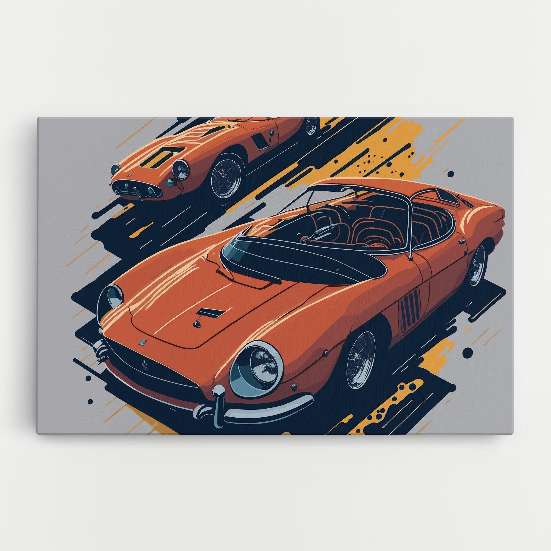 Tablou Canvas Ferrari 250 Gto mockup 0