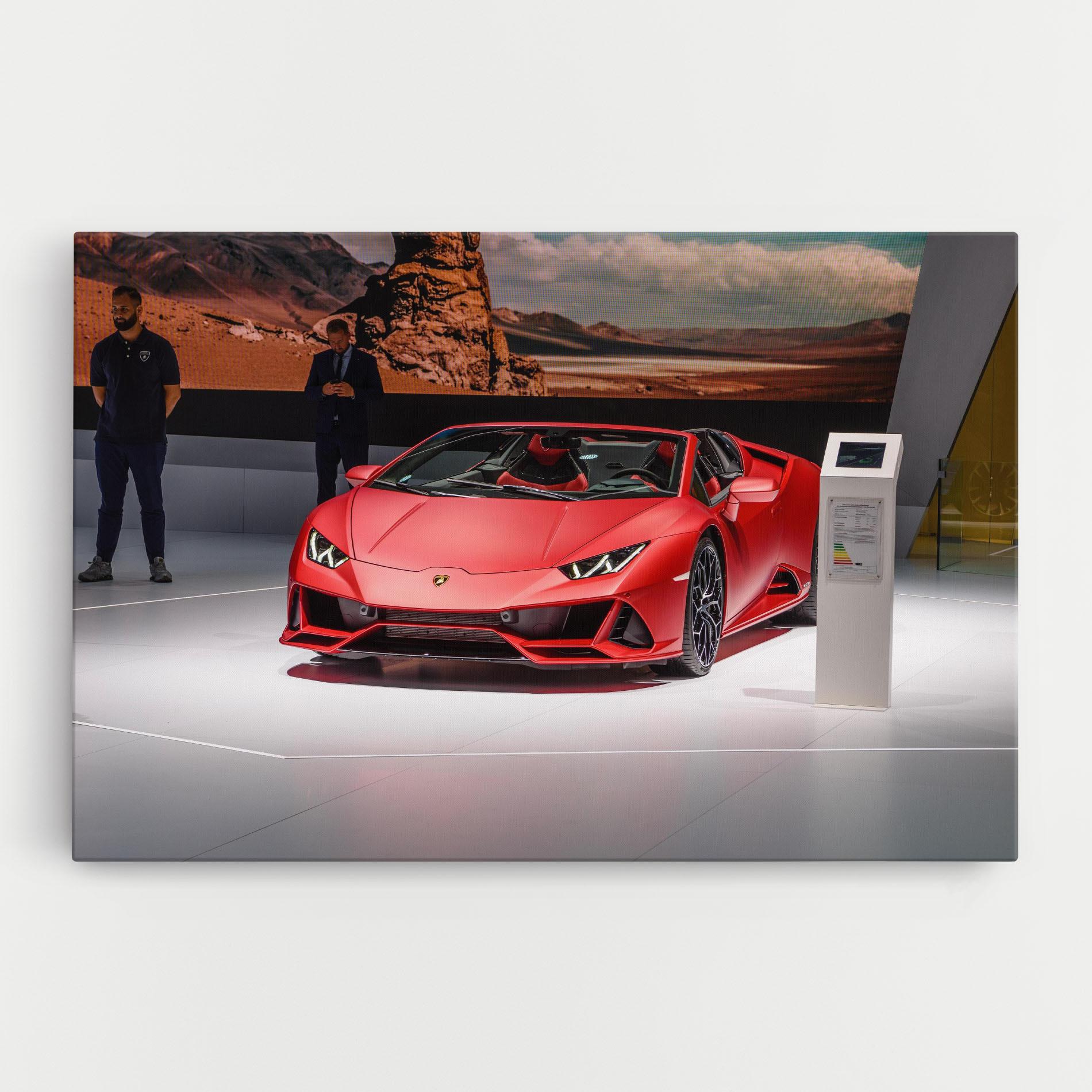Tablou Canvas Red Lambo Front mockup 0
