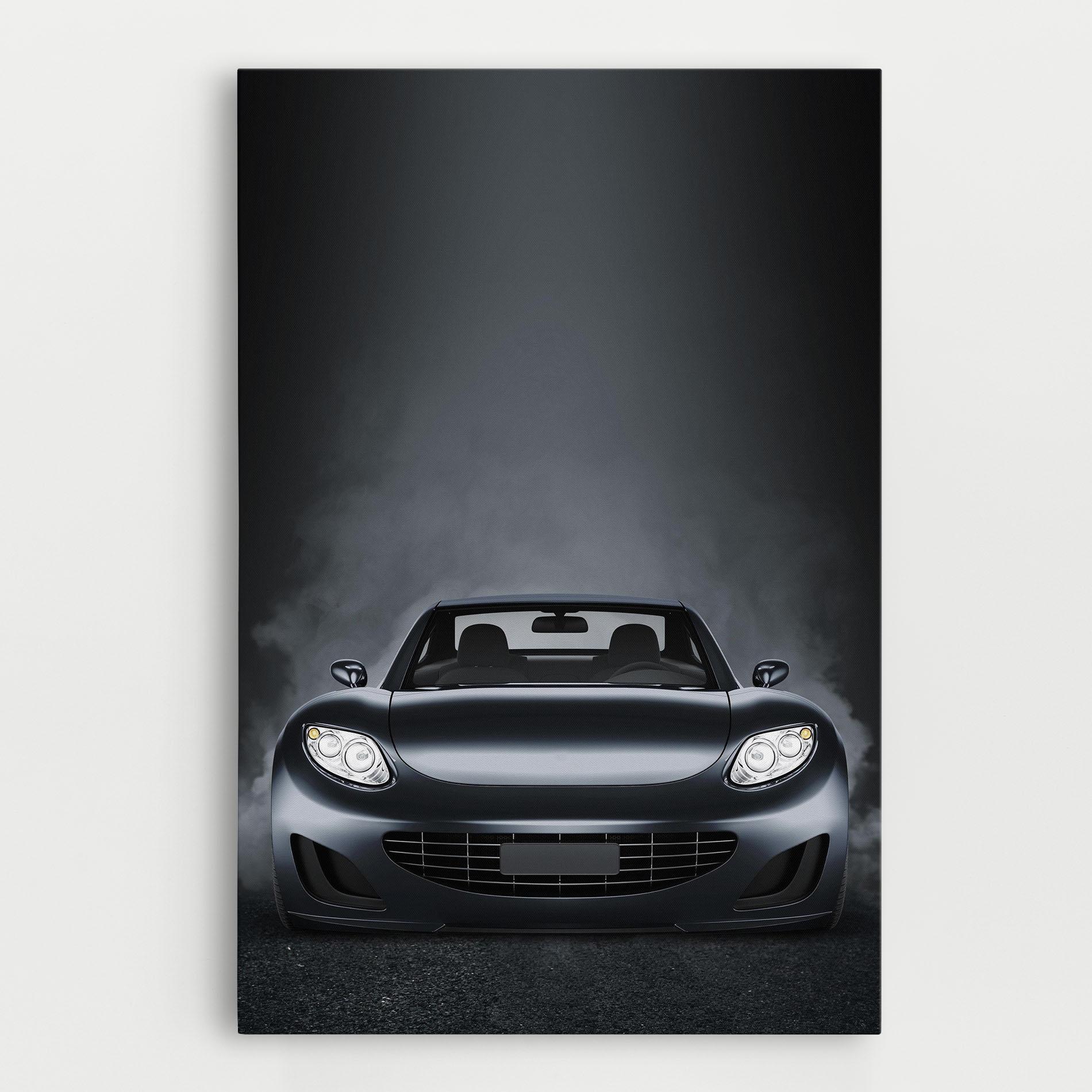 Tablou Canvas Black Front Car mockup 0