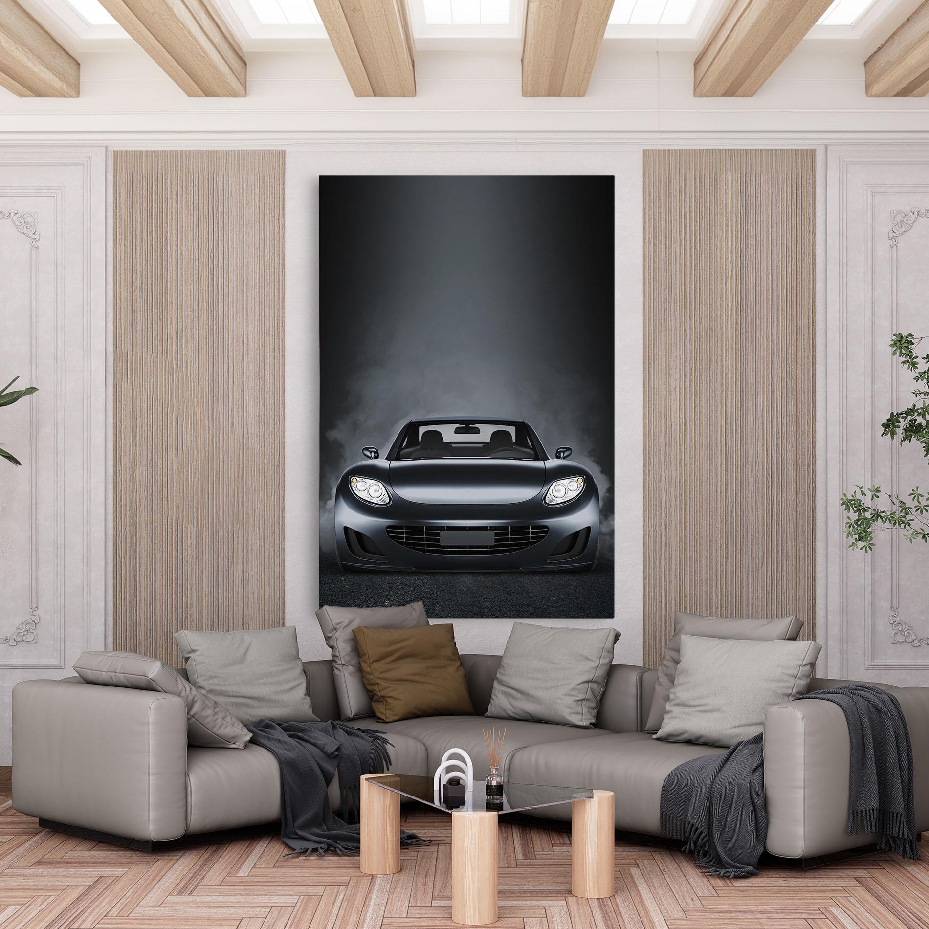 Tablou Canvas Black Front Car mockup 6