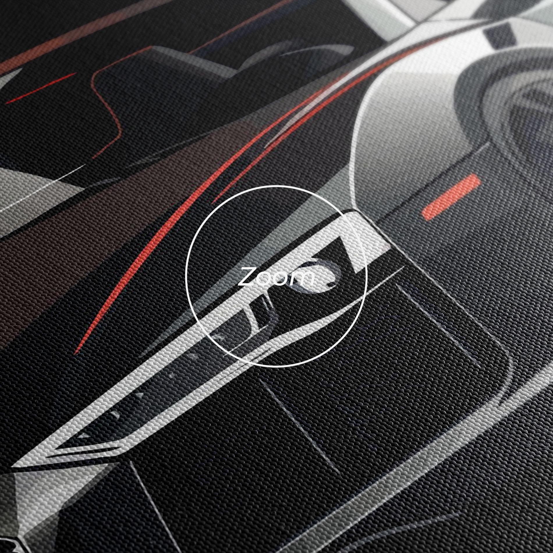 Tablou Canvas Cool Grey Car mockup 3