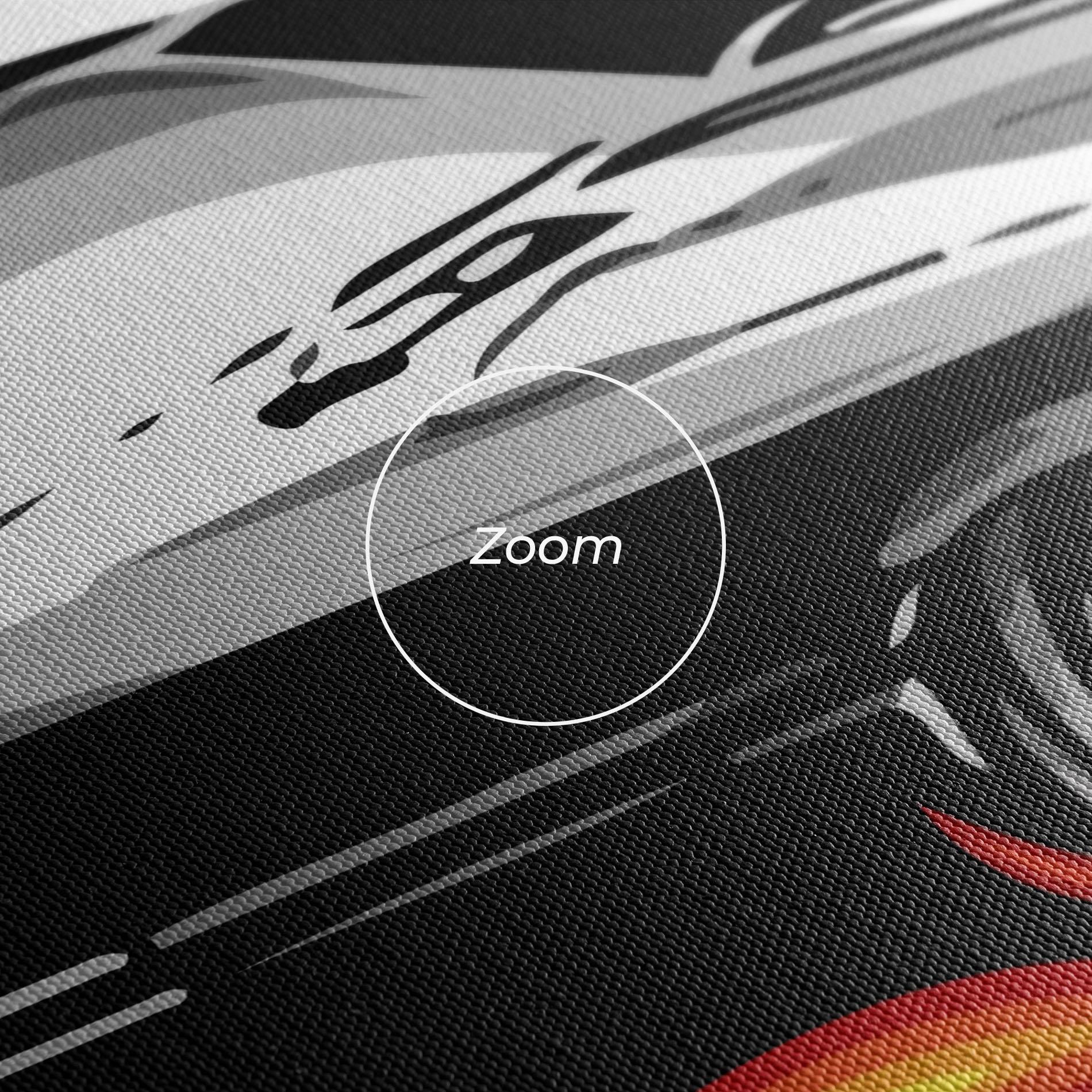 Tablou Canvas Fire Black Car mockup 3